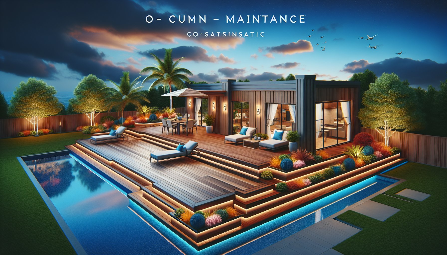 Step-by-step guide to composite decking installation by Custom Decks LLC for a low-maintenance outdoor sanctuary.