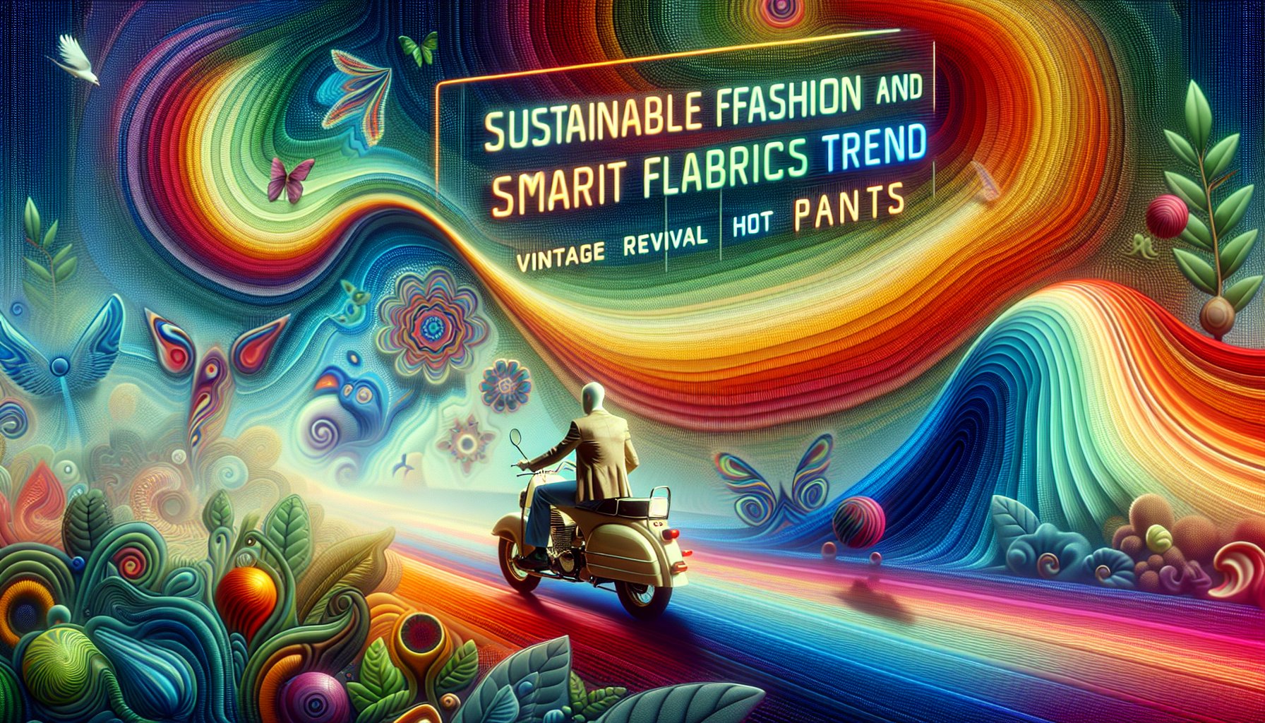 2025 women's fashion trends showcase vibrant colors, sustainable styles, smart fabrics, hot pants, and a vintage revival.