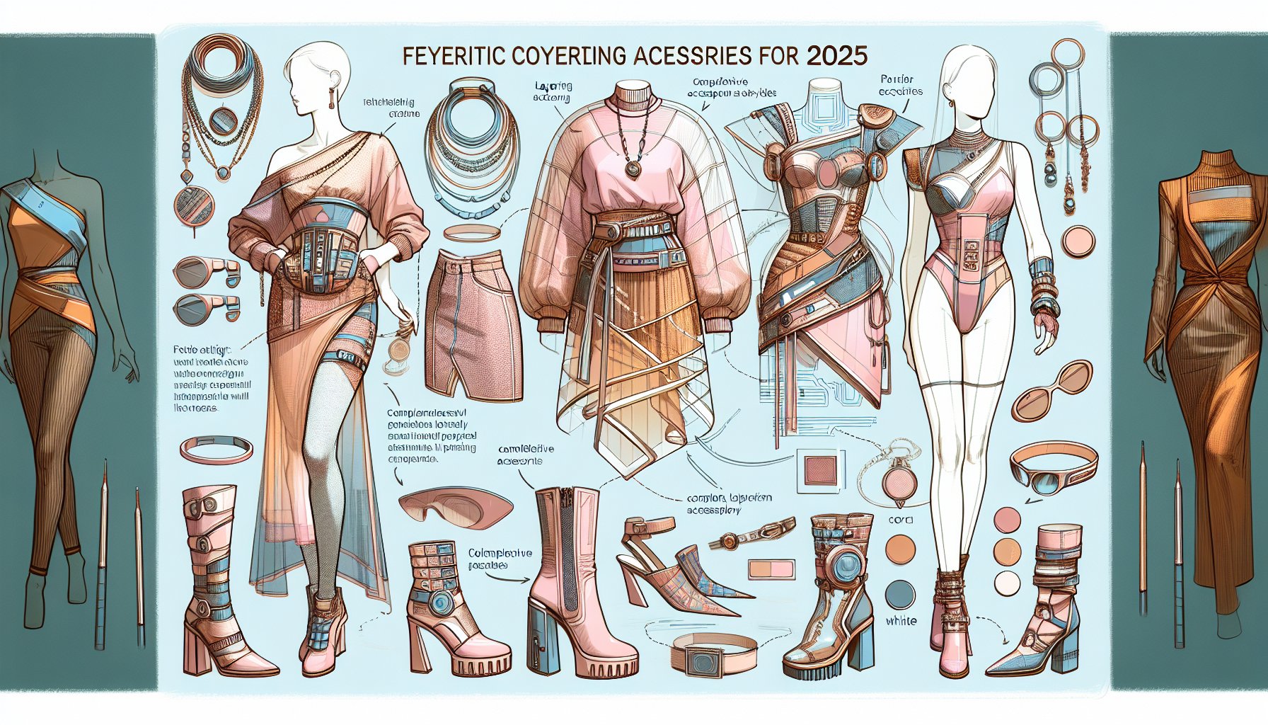 Guide on accessorizing dresses for 2025 with tips on statement pieces, layering, footwear styles, and cultural influences.
