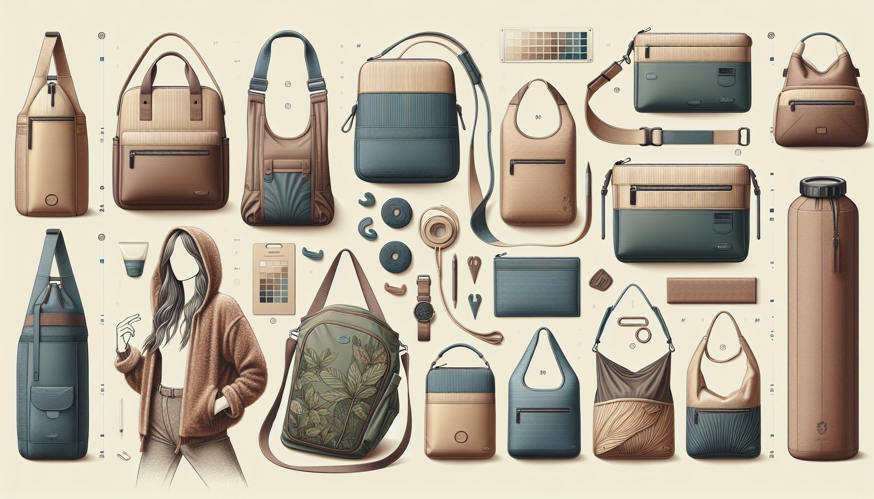 15 versatile bags for work and play in 2025, featuring sustainable fashion and eco-friendly designs by Espace Cannelle.