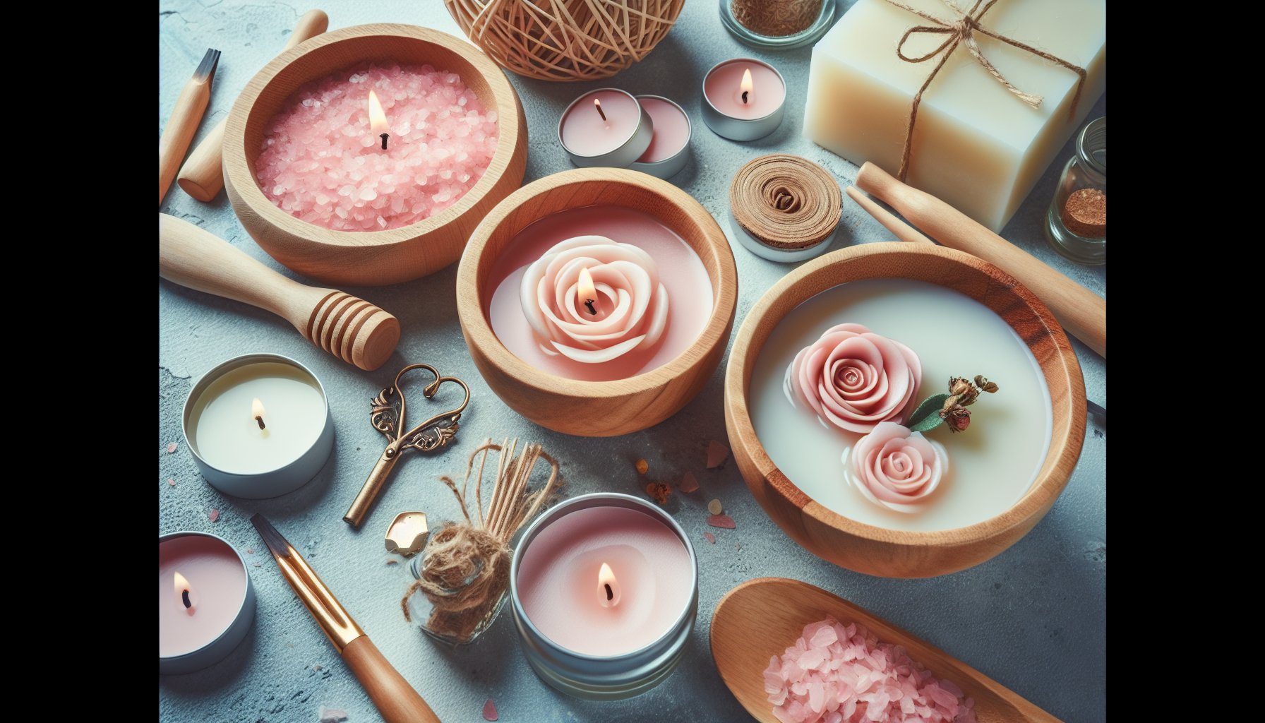 Step-by-step guide for beginners on crafting eco-friendly scented candles using soy wax and fragrance blending techniques.