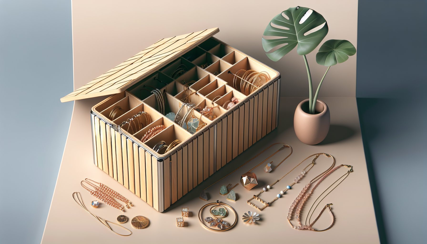 Expert tips for organizing jewelry with sustainable storage, minimalist designs, and tech-savvy solutions for 2025.
