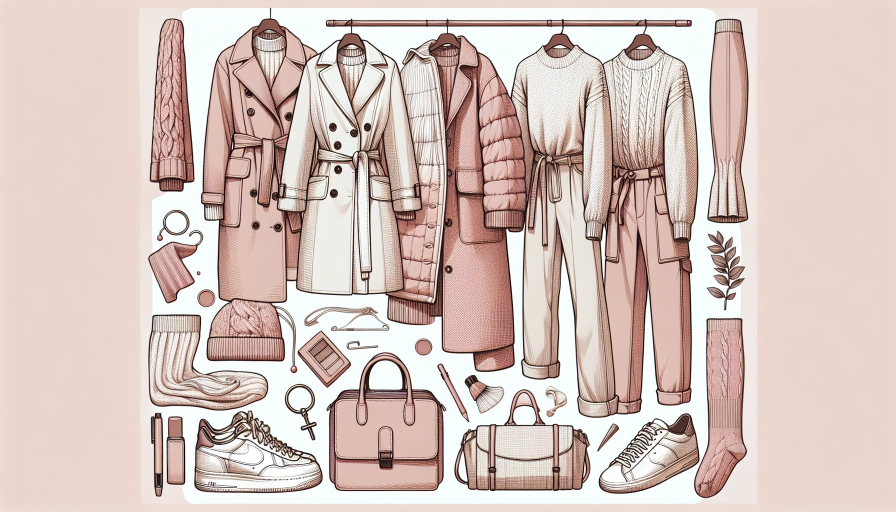 Chic outerwear combinations showcasing layering techniques for a versatile wardrobe in sustainable fashion and accessorizing style.