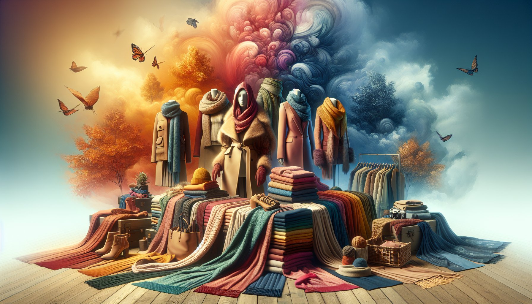 10 must-have scarves from Espace Cannelle for winter fashion, featuring sustainable materials and stylish statement options.