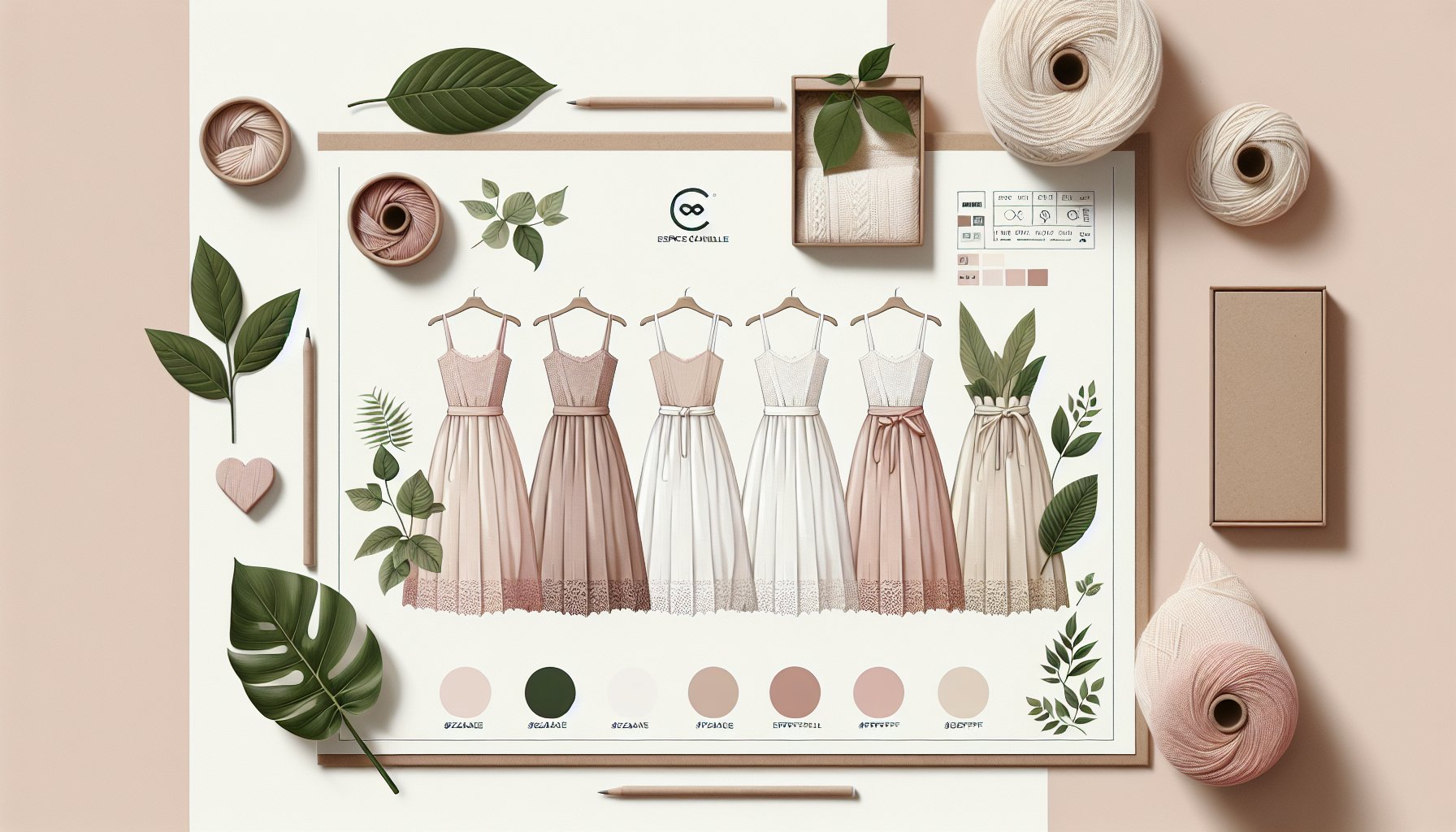 13 eco-friendly dresses from Espace Cannelle, made with organic materials for sustainable and ethical fashion.