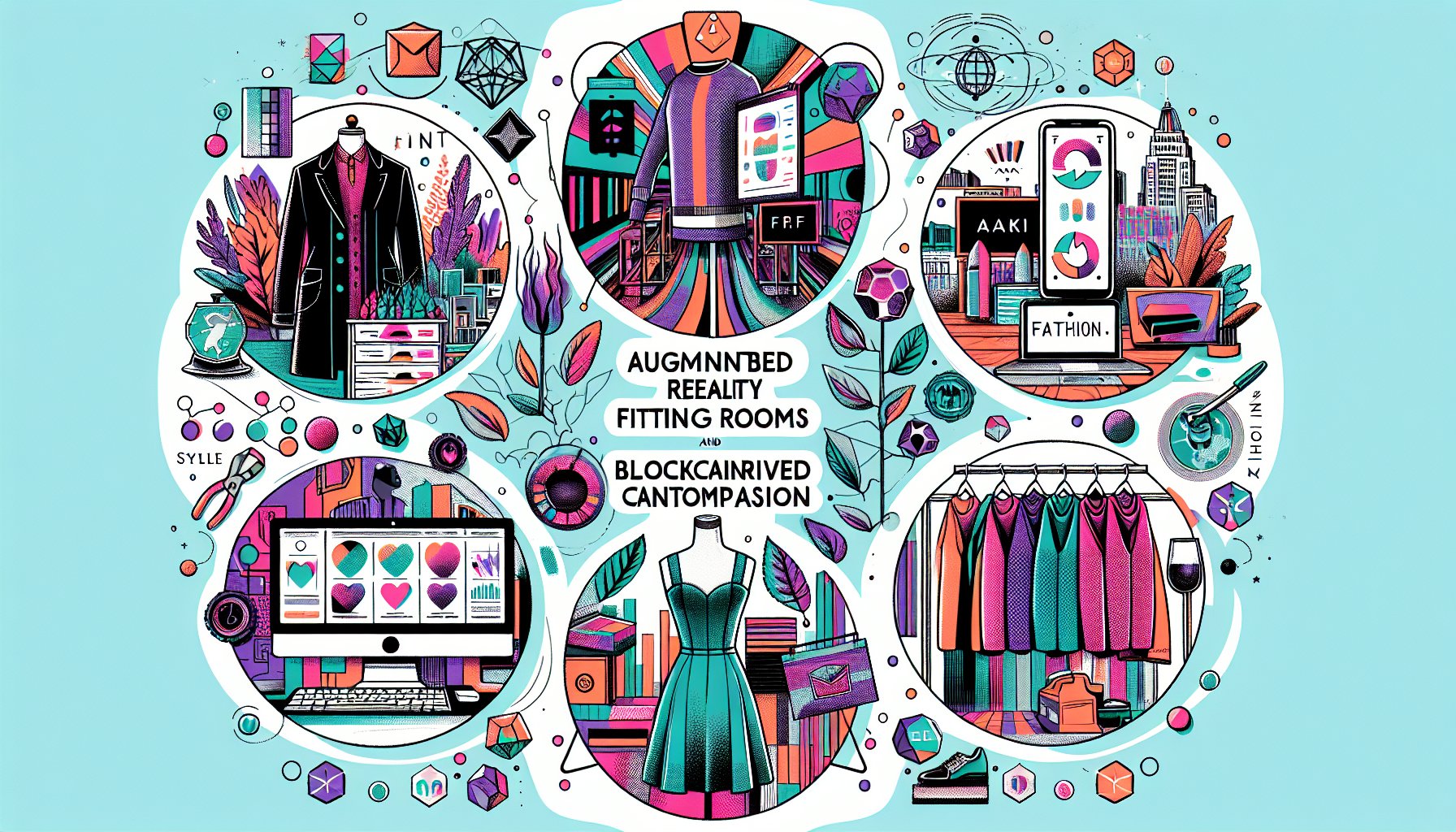 Fashion 2025: Tech innovations like AR fitting rooms, AI customization, and blockchain enhance sustainability in women's fashion.