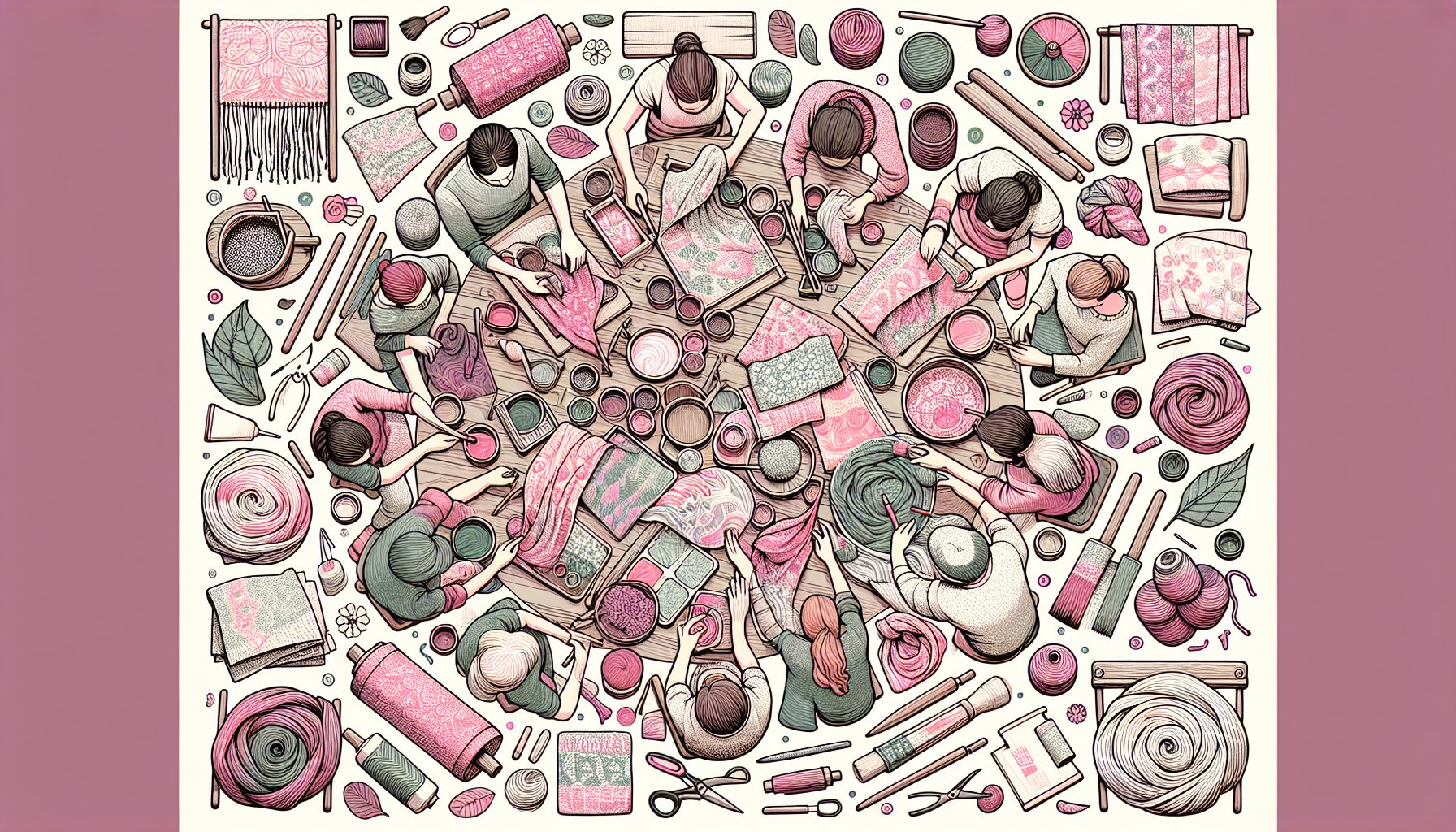 DIY scarf crafting ideas featuring upcycled fabrics and tie-dye techniques for eco-friendly creativity and community initiatives.