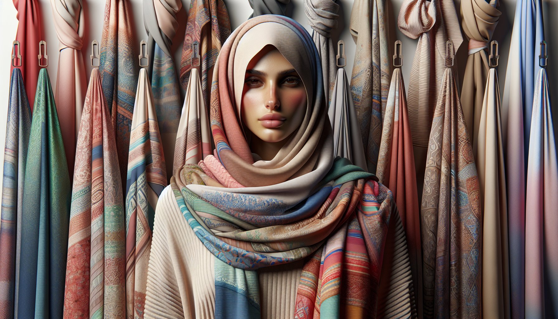 Seven stylish ways to tie a scarf, showcasing 2025's sustainable fashion trends and versatile styles with cultural significance.