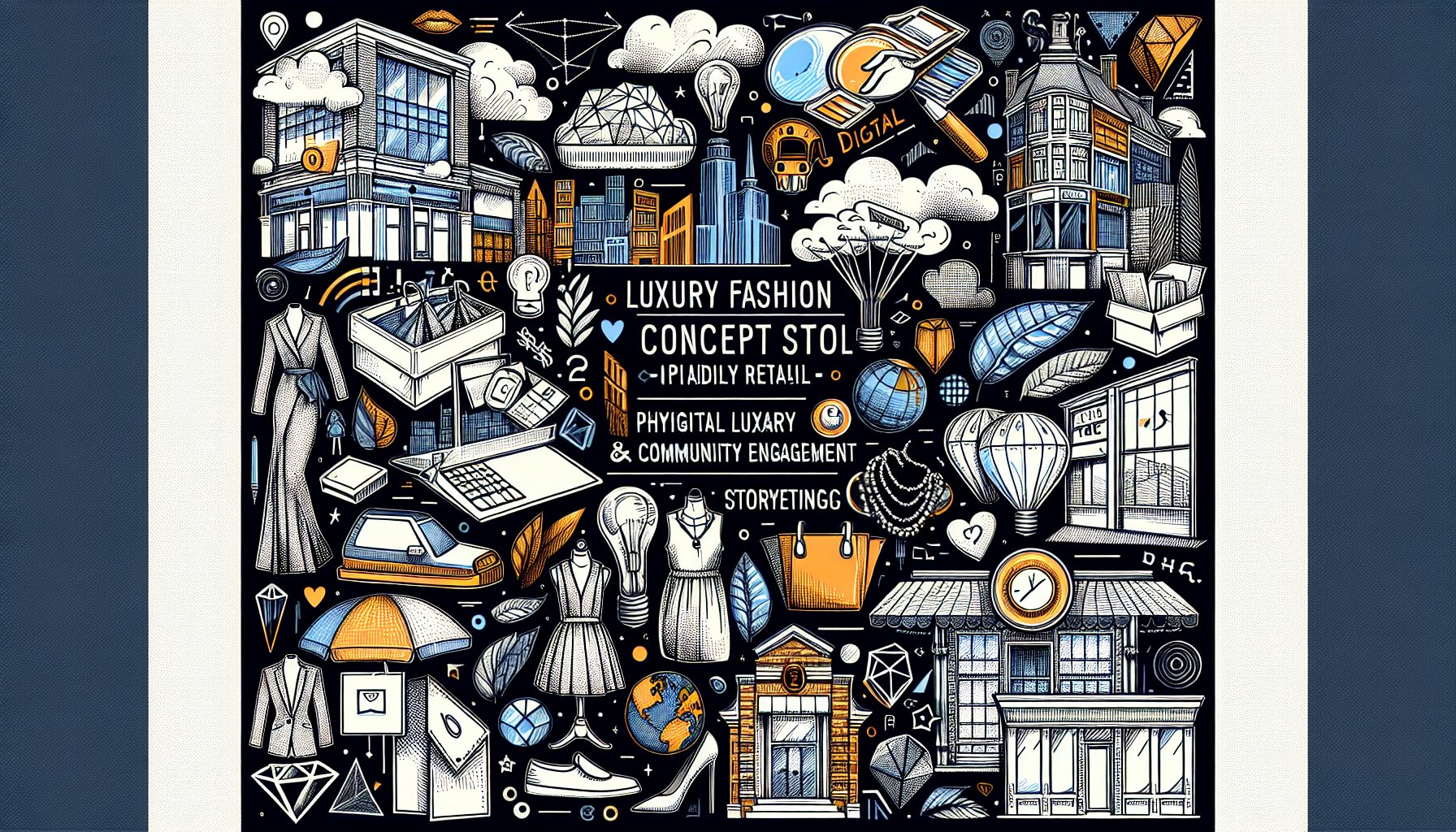 Top luxury fashion concept store trends in 2025: phygital retail, sustainable luxury, community engagement, and digital storytelling.