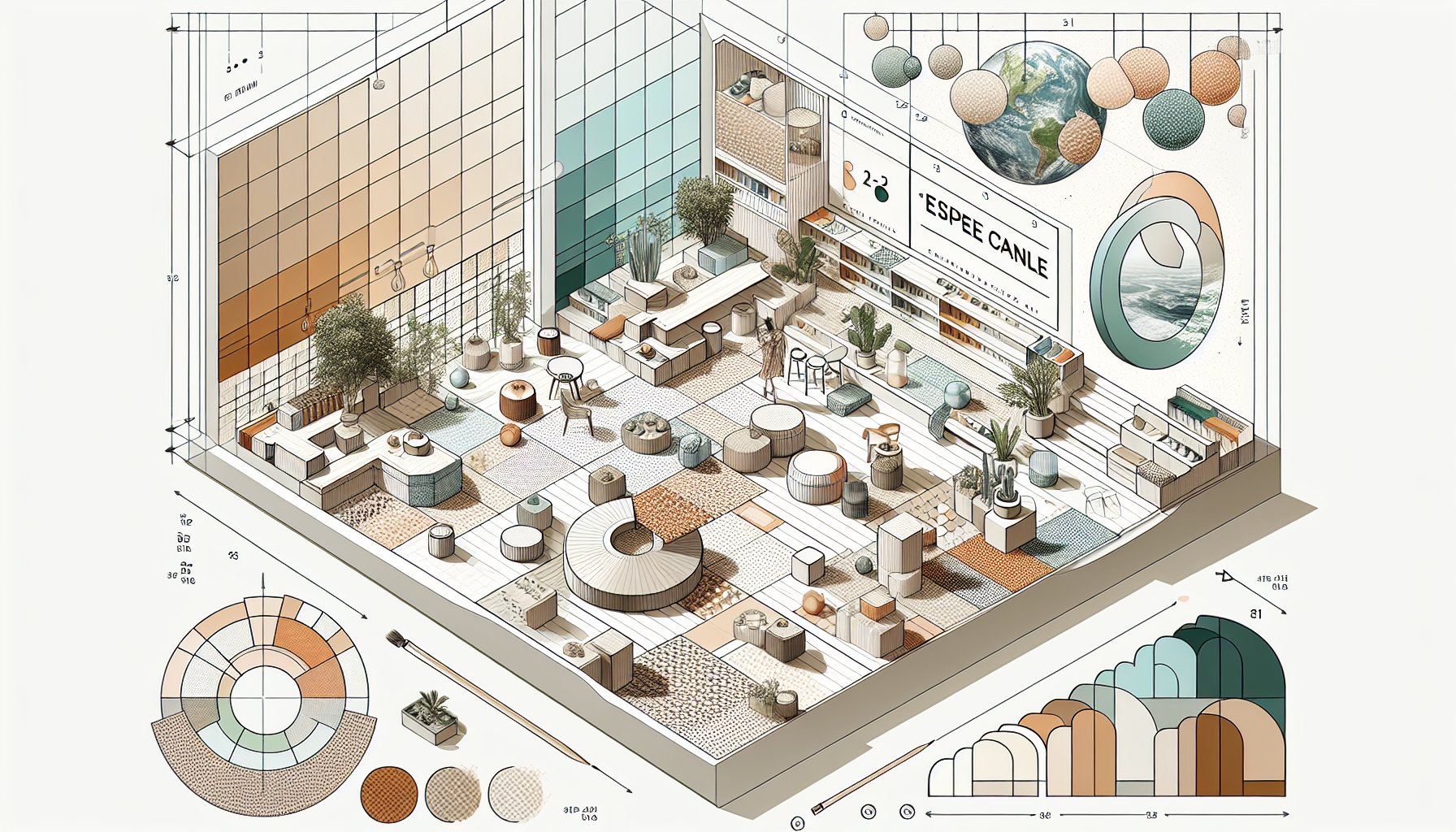 Sustainability in luxury fashion at Espace Cannelle, showcasing eco-conscious materials and circular fashion for 2025.