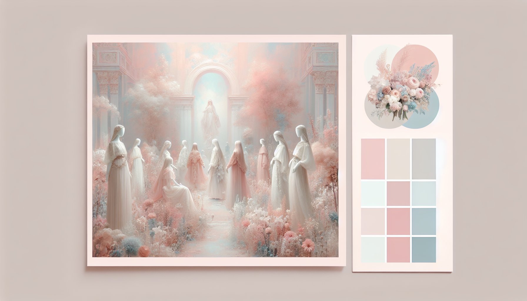 2025 color trends showcase a pastel renaissance in sustainable fashion, influenced by trends and influencers.