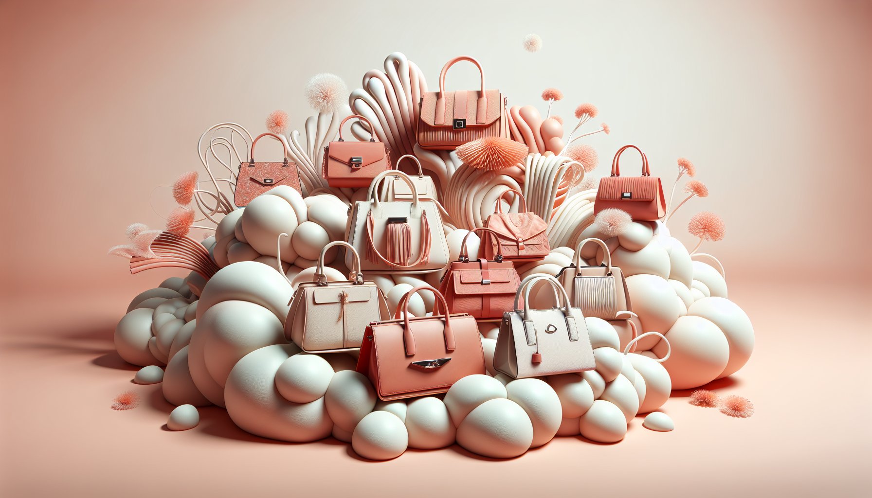 Twelve stylish, eco-friendly handbags from Espace Cannelle, showcasing luxury on a budget with sustainable design.