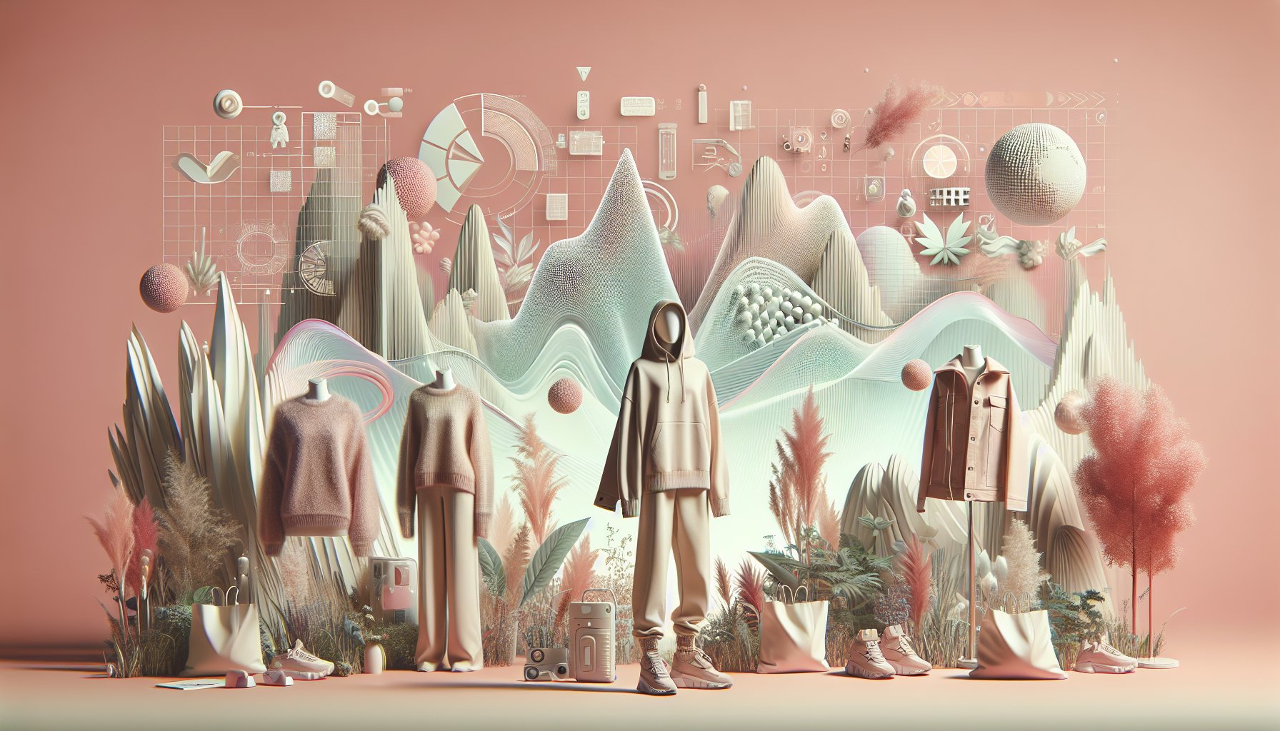 Stylish 2025 bottoms featuring sustainable fabrics, slouchy silhouettes, and athleisure trends for eco-friendly fashion.