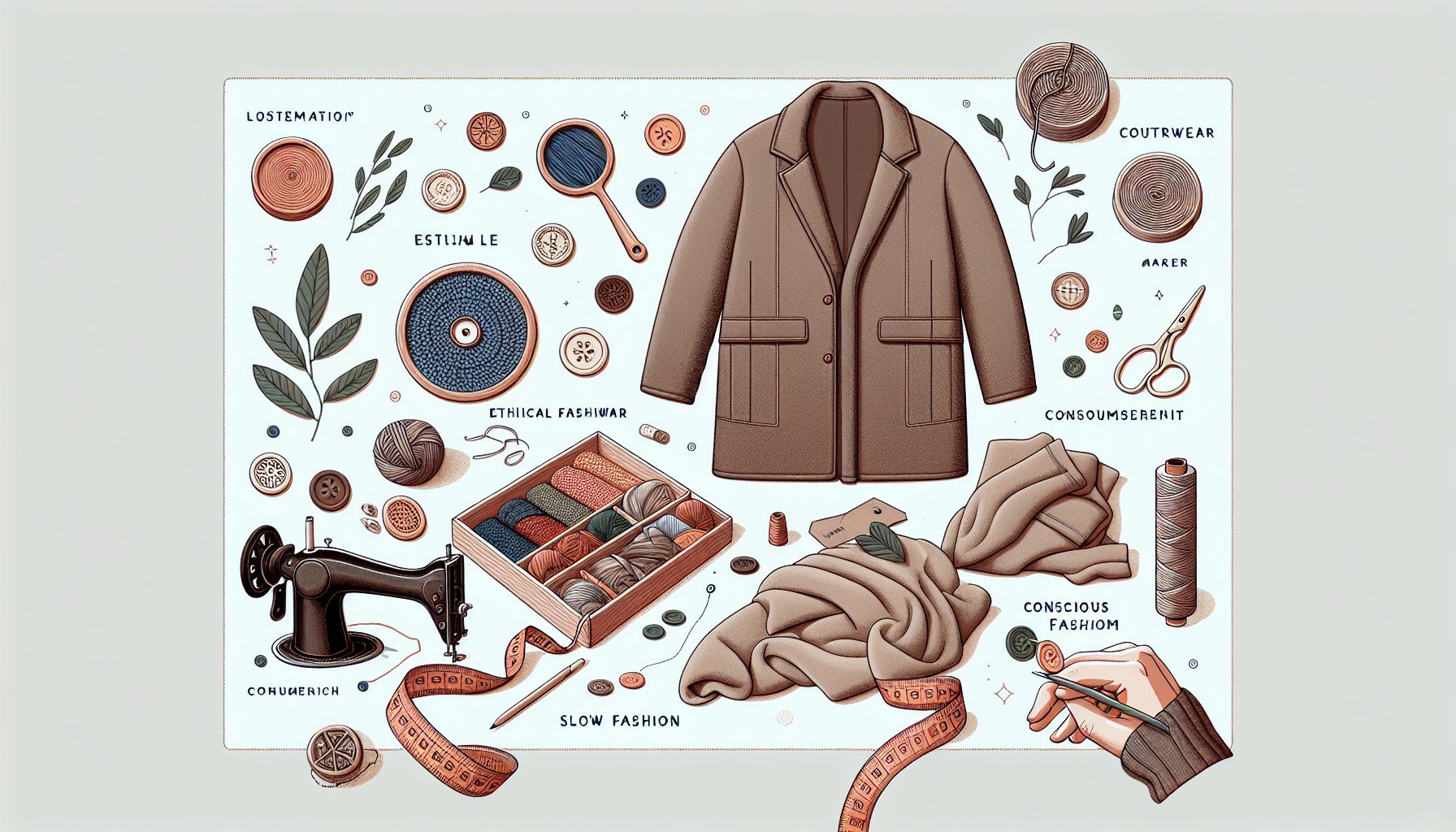 Top 10 sustainable outerwear brands for eco-conscious shoppers, featuring Espace Cannelle and promoting ethical fashion.