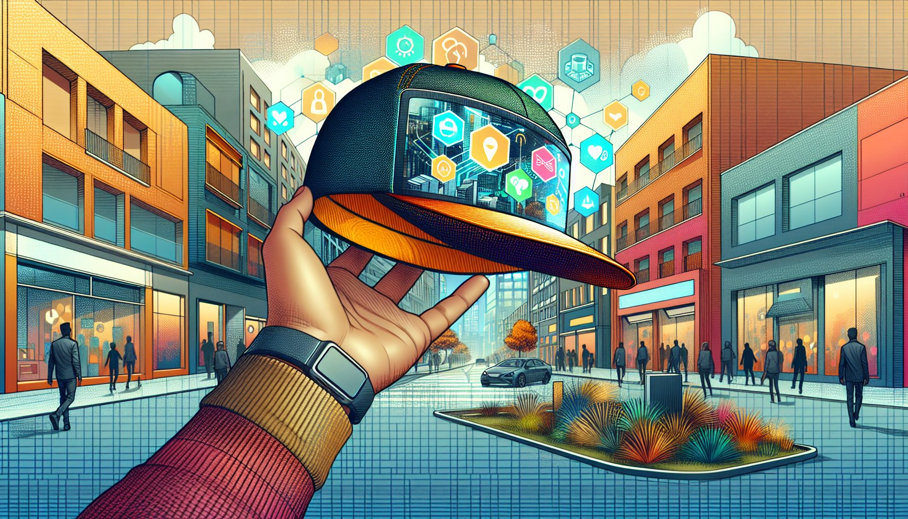 Smart hats at Espace Cannelle showcase wearable technology and eco-friendly fashion with augmented reality features for 2025.