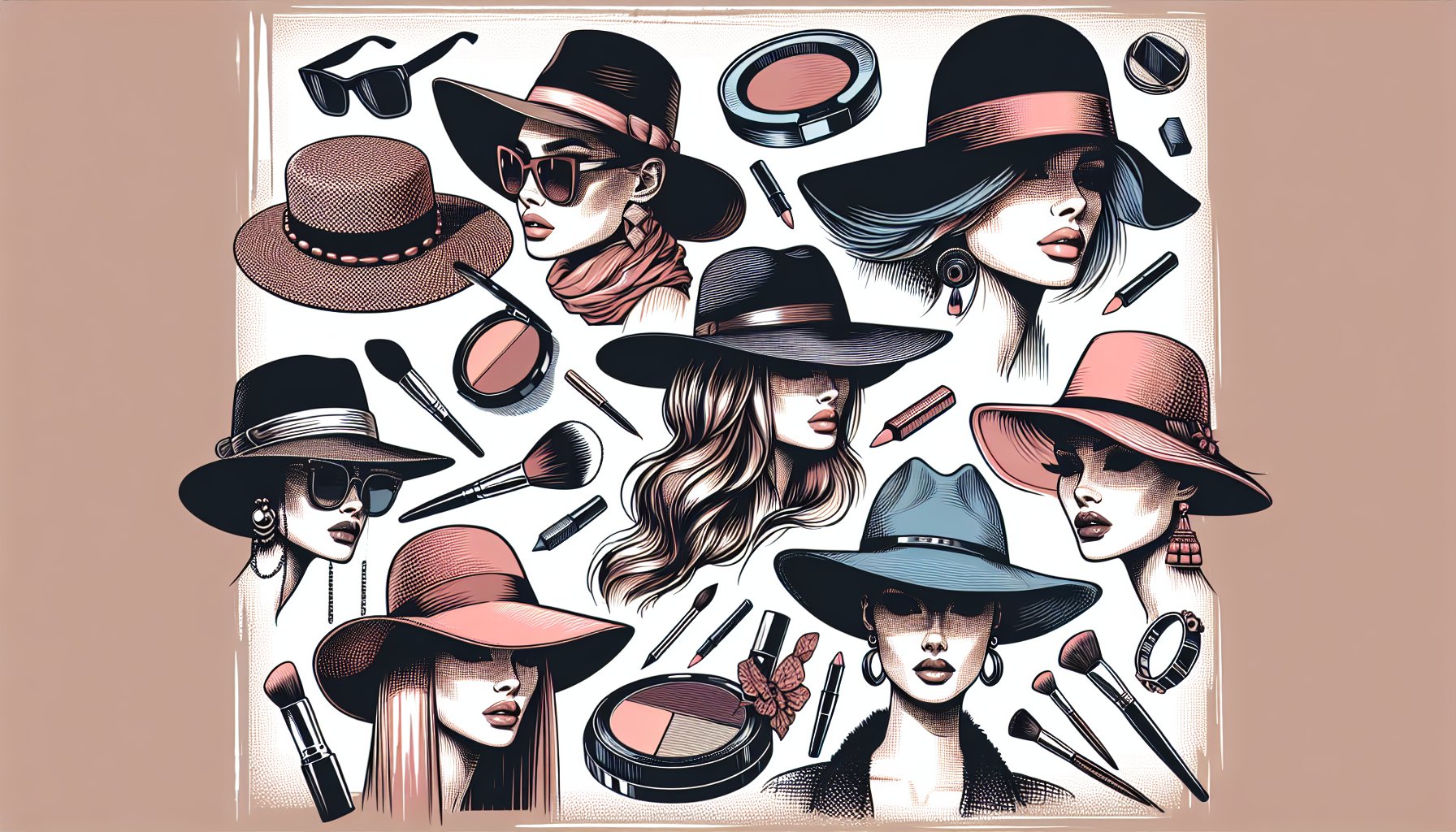 Guide to accessorizing with hats, highlighting styles for face shapes, care tips, and social media trends.
