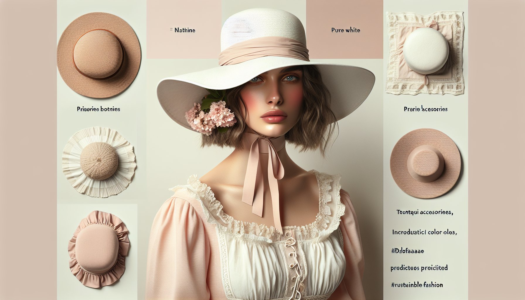 Eight vintage hat styles, including prairie bonnets, trending in 2025 for sustainable fashion and nostalgic accessories.