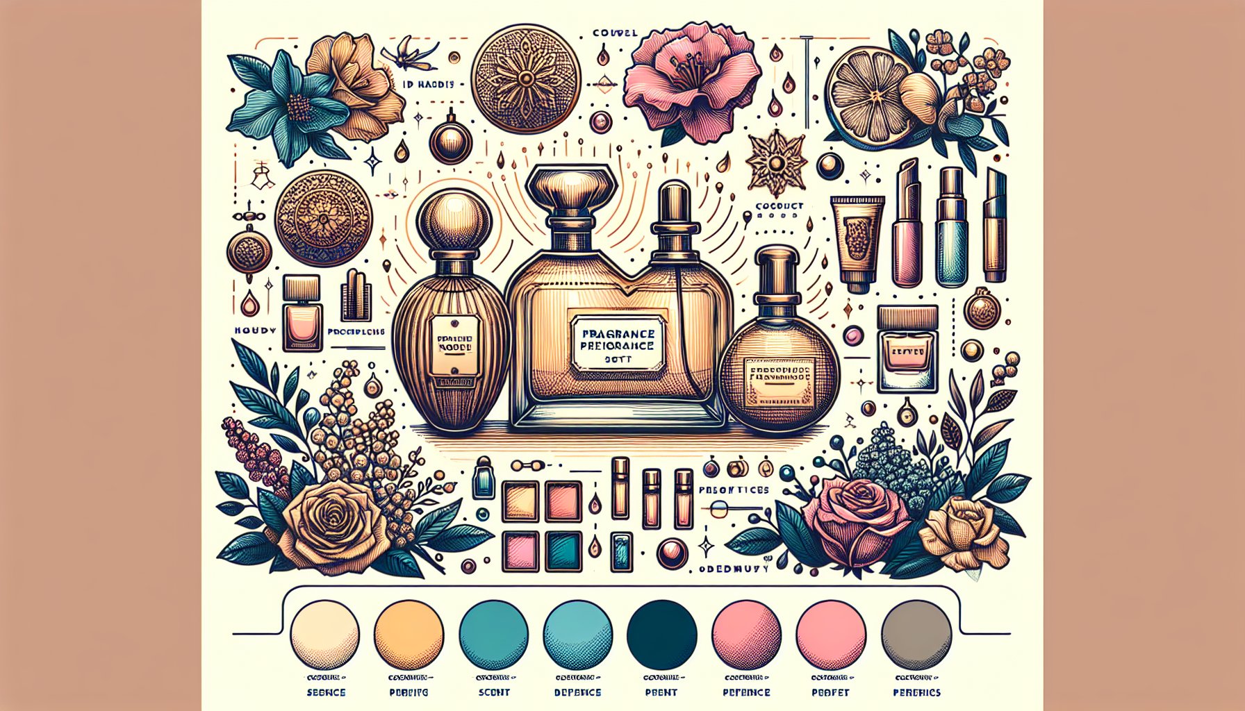 Guide to fragrance notes in perfume composition, exploring scent preferences and layering for a rich olfactory experience.