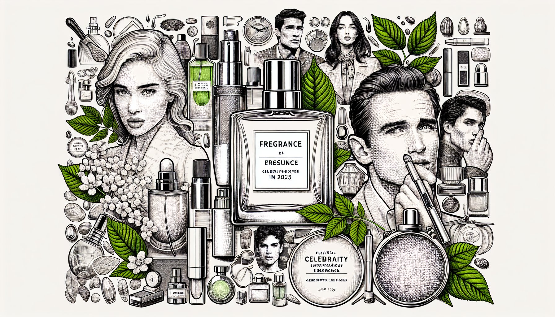 15 celebrity-inspired fragrances for 2025 featuring tomato leaf scent, green chypres revival, and eco-friendly options.