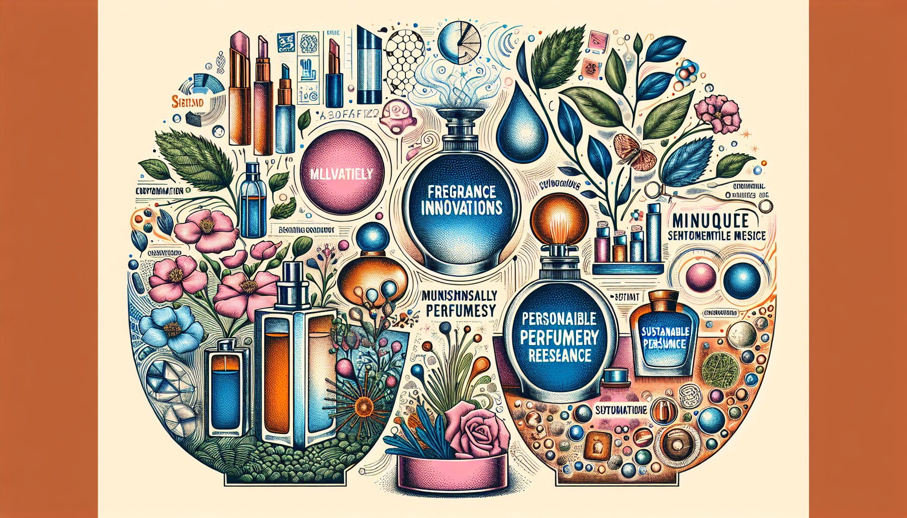 Fragrance innovations in 2025: tech-driven personalized perfumes enhancing emotional resonance and sustainable multisensory marketing.