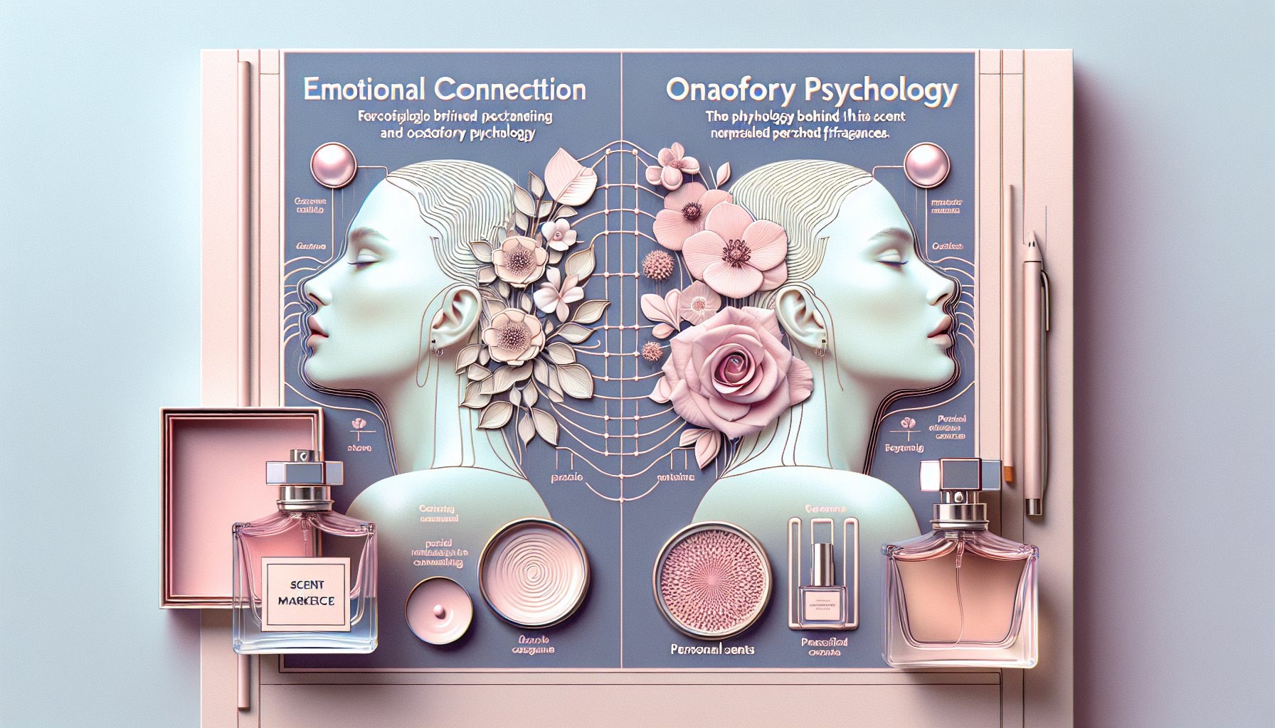 Scent marketing explores emotional connections and nostalgia-driven fragrances through olfactory psychology and personalized scents.