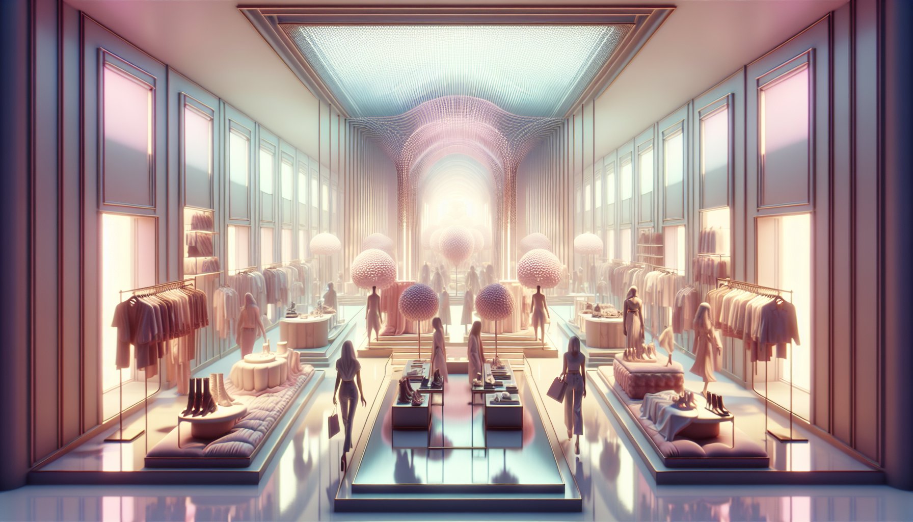 Luxury fashion concept stores create immersive, curated environments that promote sustainable luxury and community engagement.