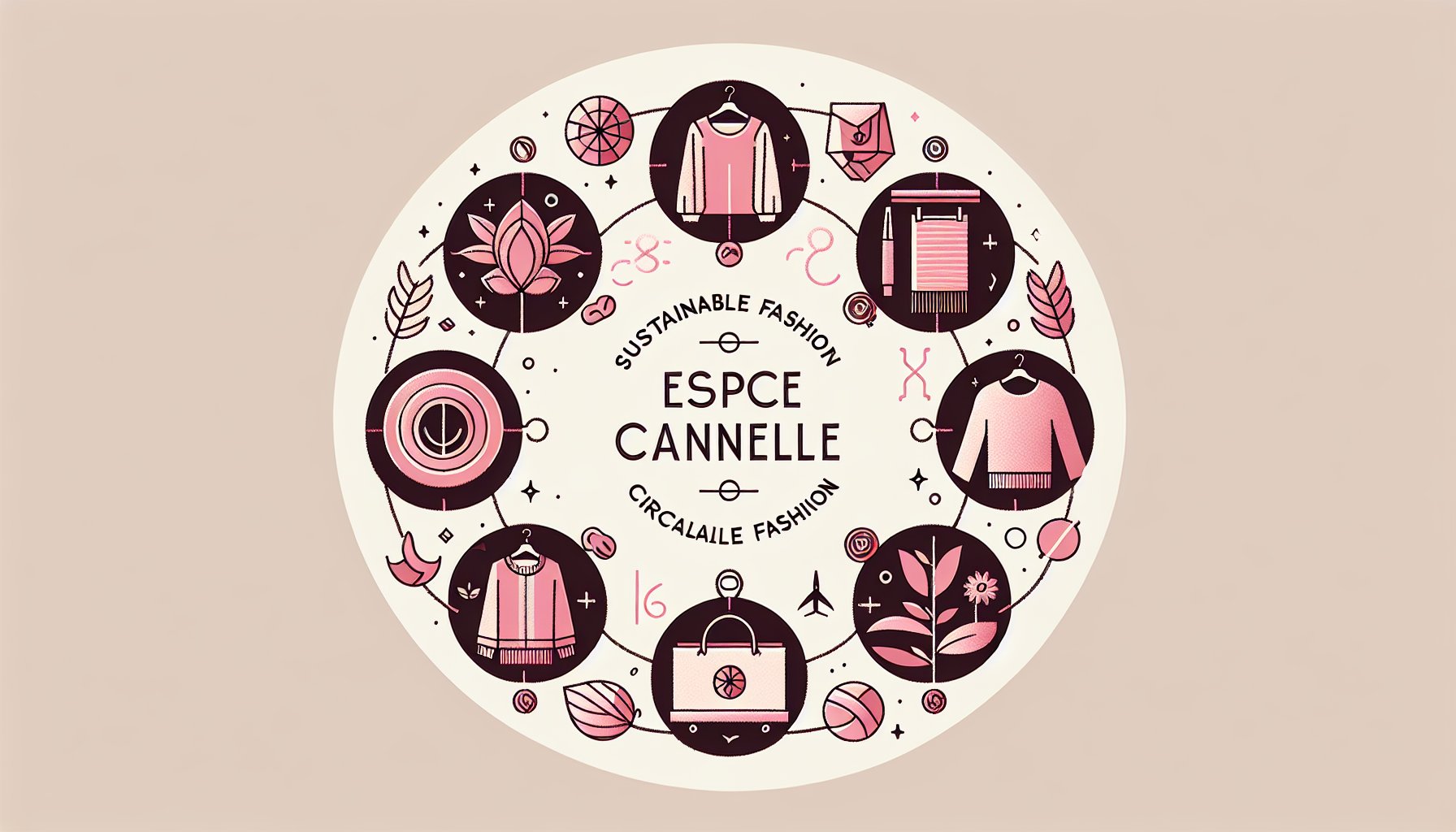 Luxury fashion concept store Espace Cannelle showcasing sustainable organic textiles and circular fashion for conscious consumers.