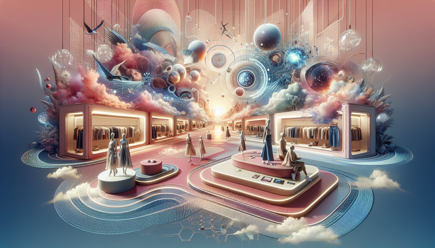 Luxury fashion collaboration at Espace Cannelle showcasing experiential shopping, sustainability, and technology in fashion for 2025.