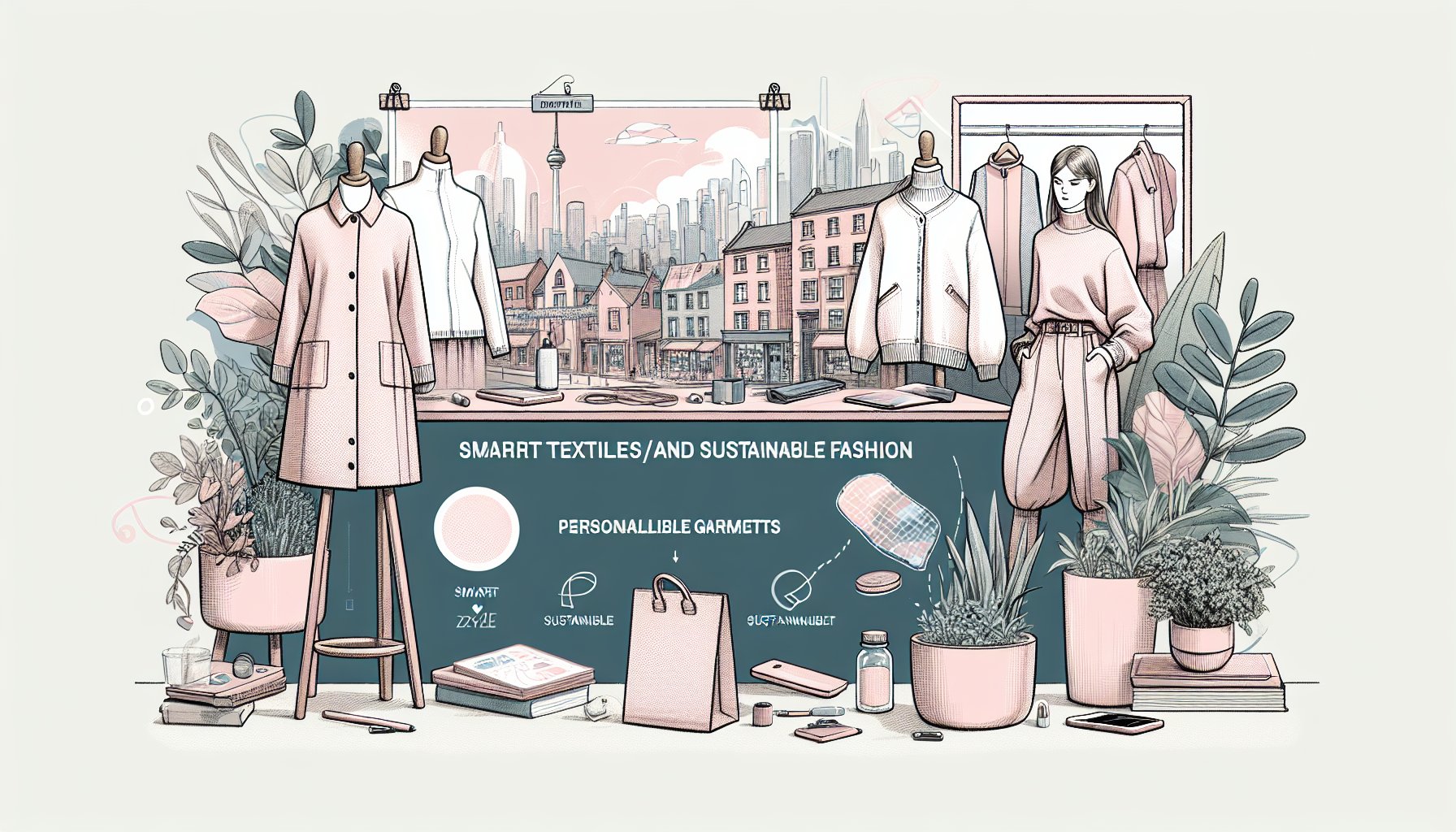 Smart textiles and sustainable outerwear showcased at Espace Cannelle, highlighting innovative fashion and personalized garments for 2025.
