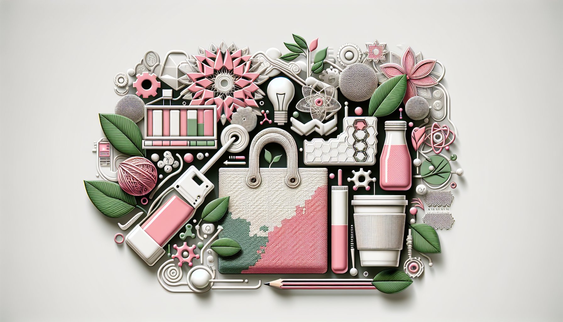 Smart bags featuring eco-friendly materials, 3D printing, and biomimicry showcased at Espace Cannelle for 2025 innovations.