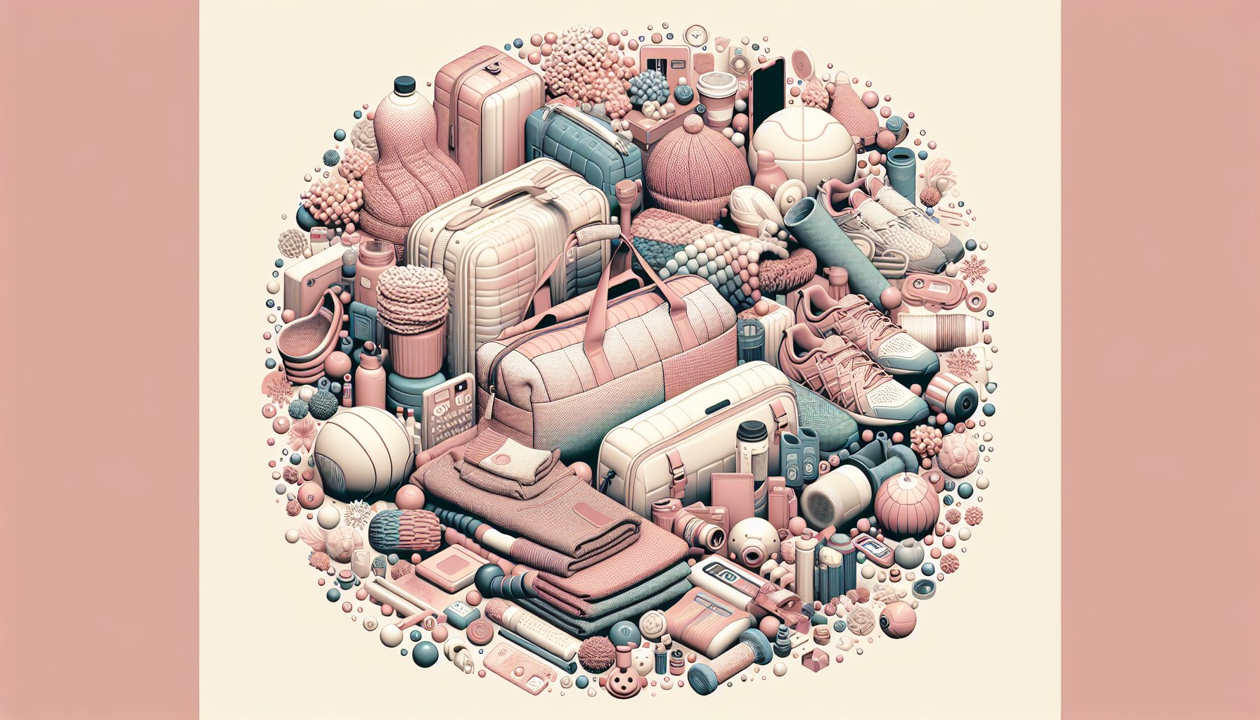 Expert tips for gym bag organization, featuring sustainable gear and tech-friendly essentials for personalized workouts.