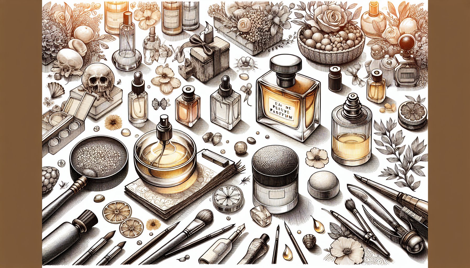 Eight unique Eau de Parfum fragrances showcasing Espace Cannelle's innovation in artisanal perfumery for personal expression.