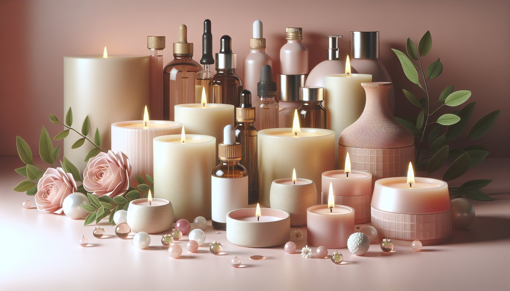 Aromatherapy candles with essential oils offer eco-friendly stress relief and personalized scents for a calming atmosphere.