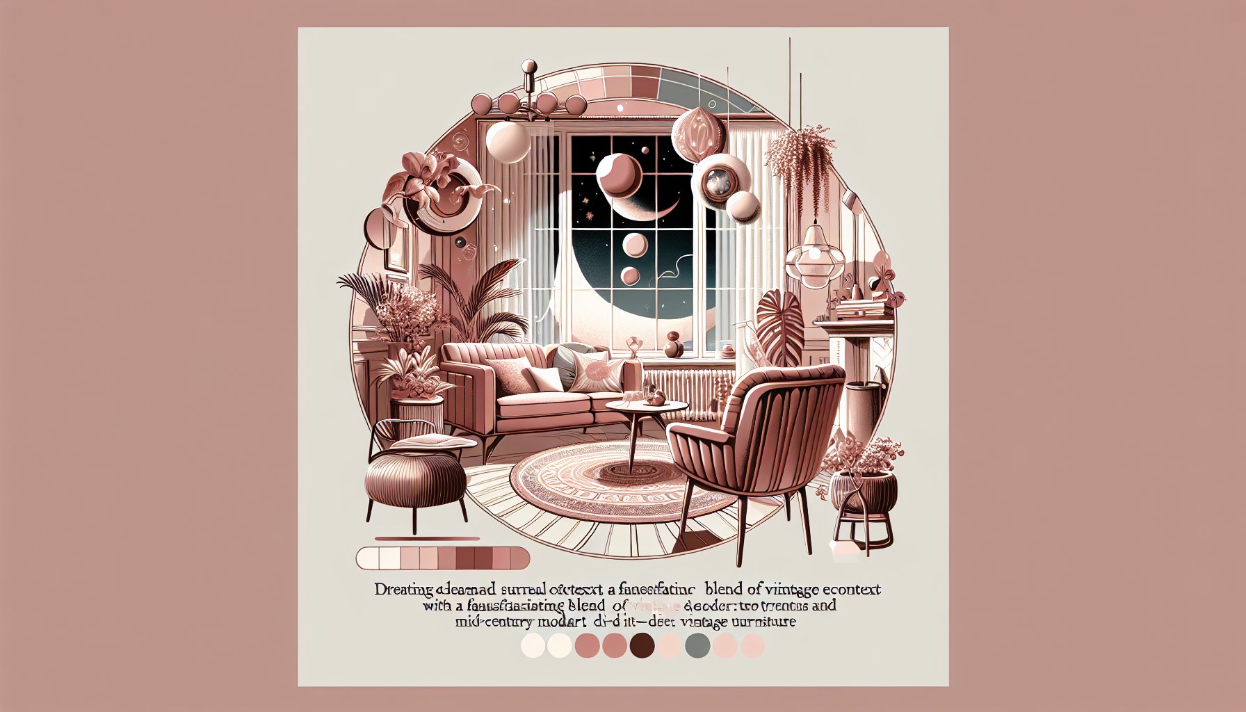 2025 home décor trends highlight vintage styles, featuring sustainable mid-century modern furniture and DIY updates for modern living.