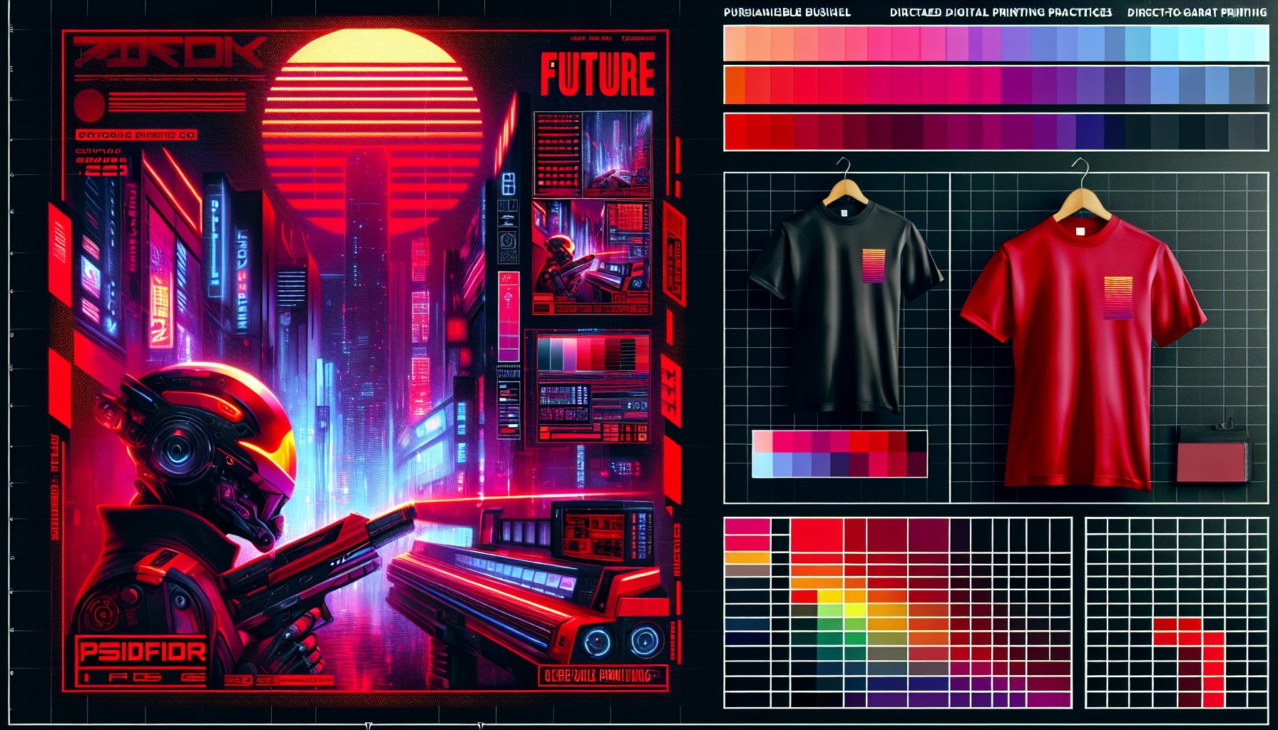 12 top custom T-shirt printing services in 2025 featuring sustainable practices and advanced digital printing technology.