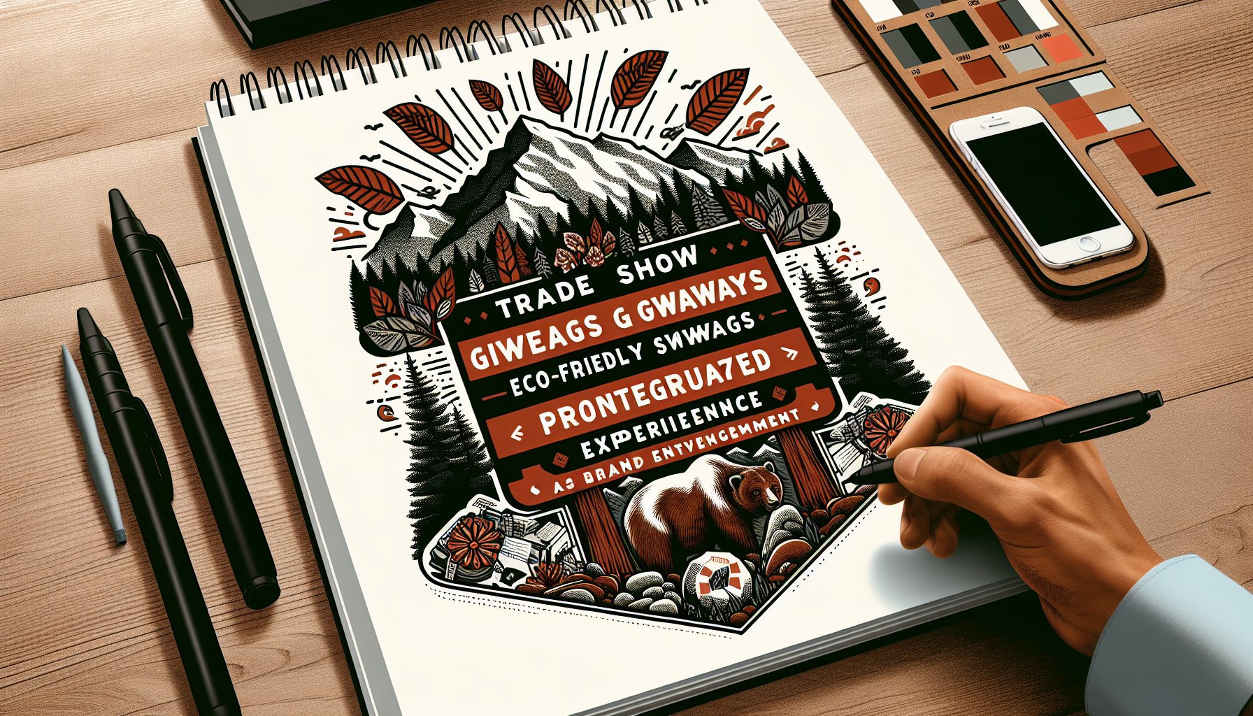 Innovative trade show giveaways for 2025: eco-friendly swag, tech experiences, and personalized promotional items for brand engagement.