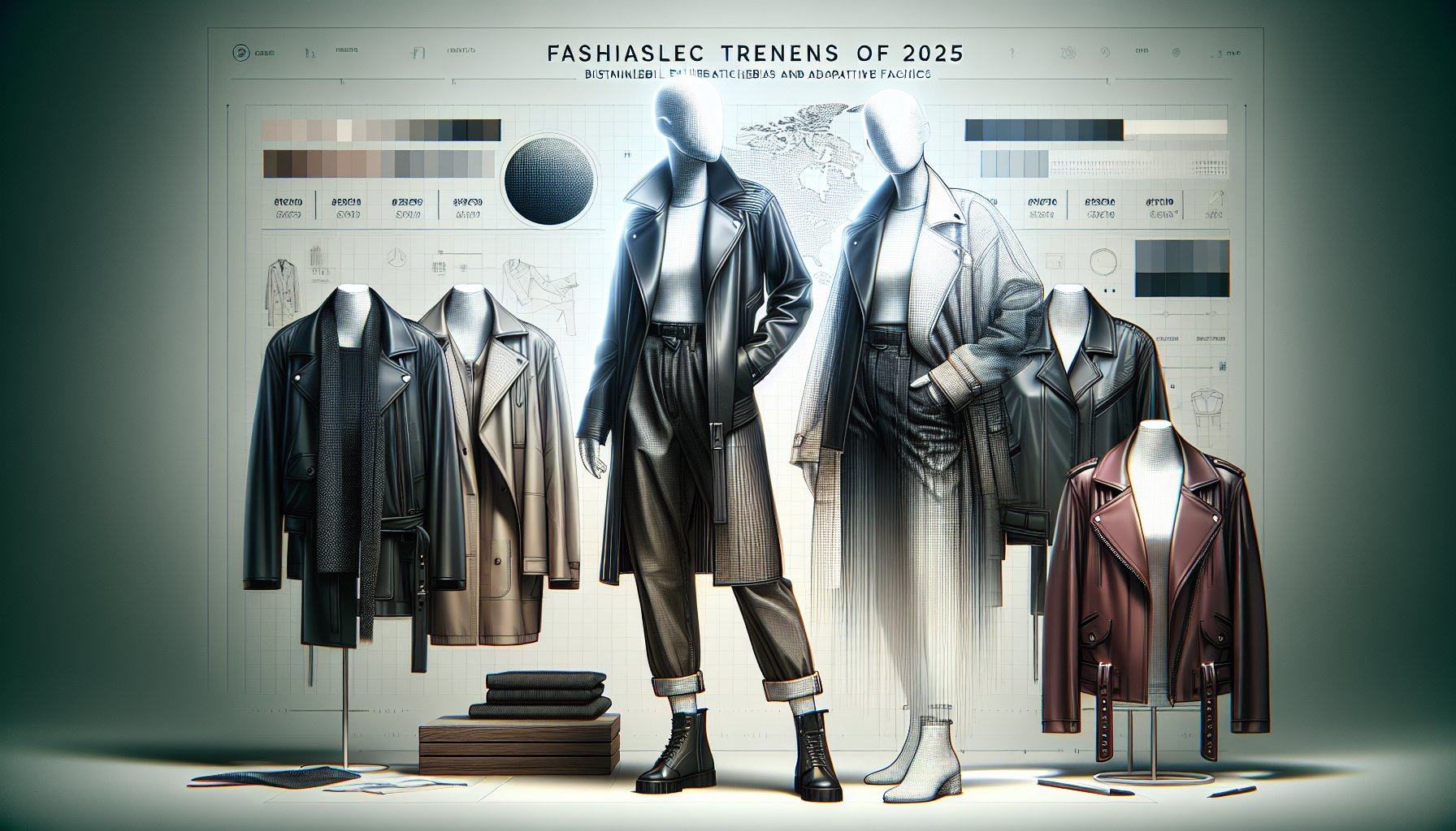 Jacket trends 2025 showcase sustainable fabrics, minimalist leather, and cropped trench coats in adaptive fashion styles.