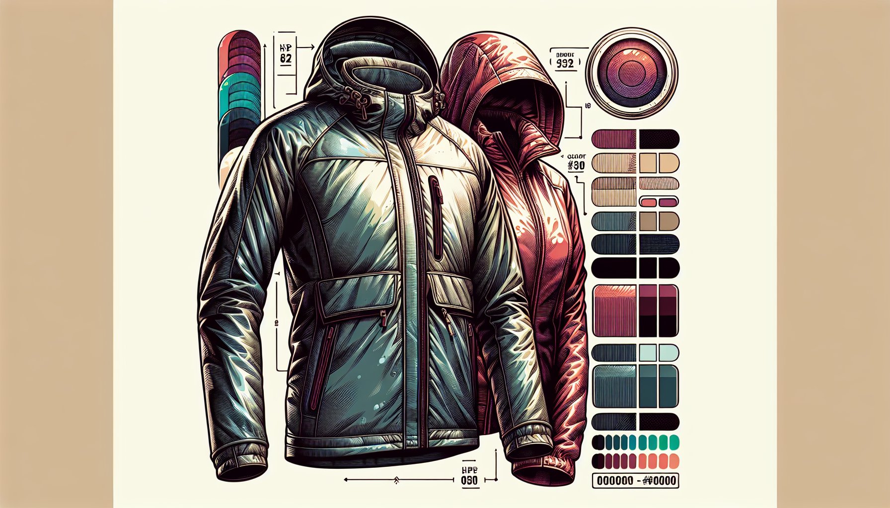 Guide to choosing a rain jacket with waterproof fabric, proper fit, and sustainable options for outdoor adventures.