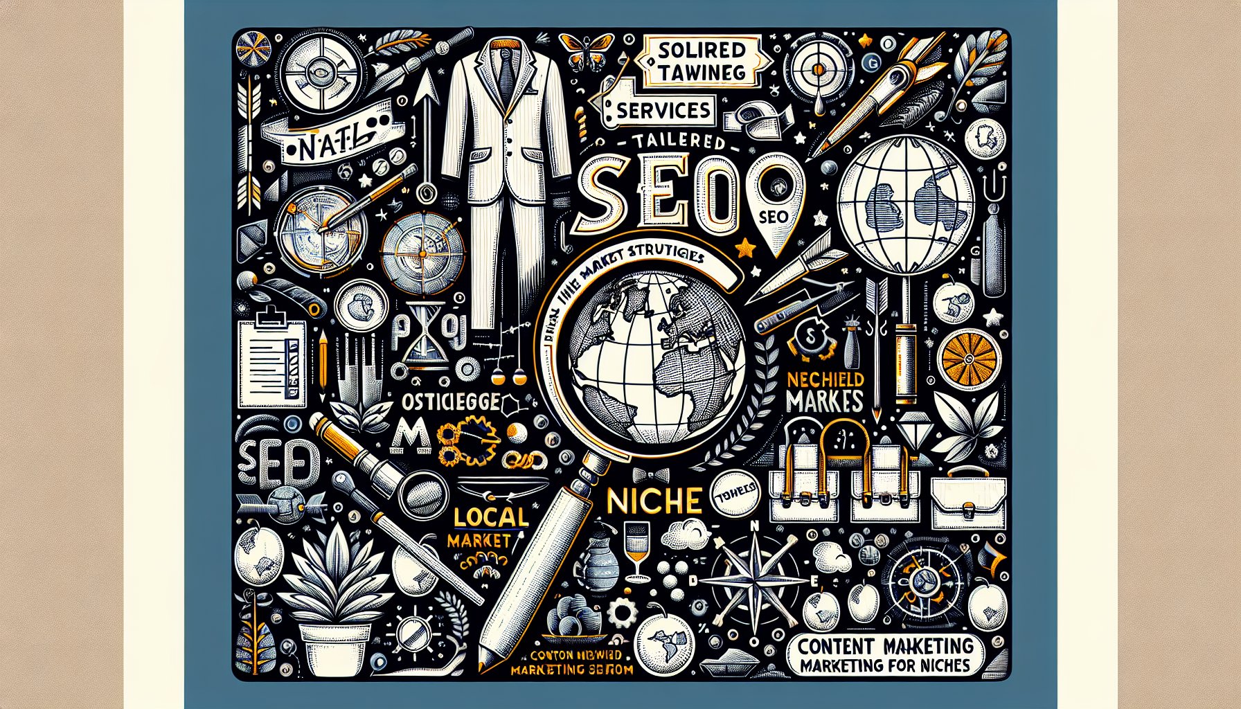 Tailored SEO services enhance niche market strategies through local optimization, keyword targeting, and focused content marketing.