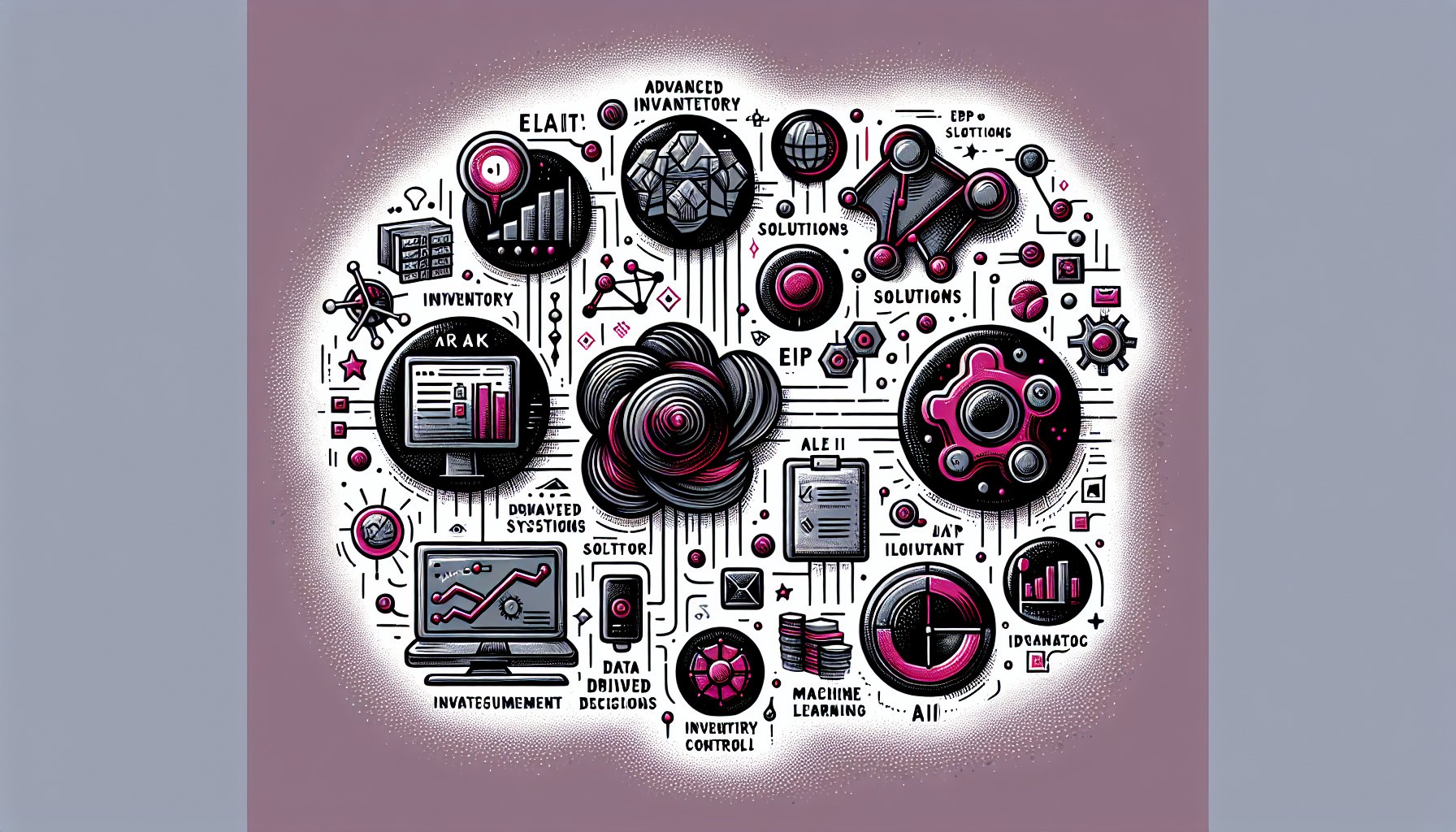Guide to advanced inventory management systems using ERP solutions for data-driven decisions, inventory control, AI, and machine learning.