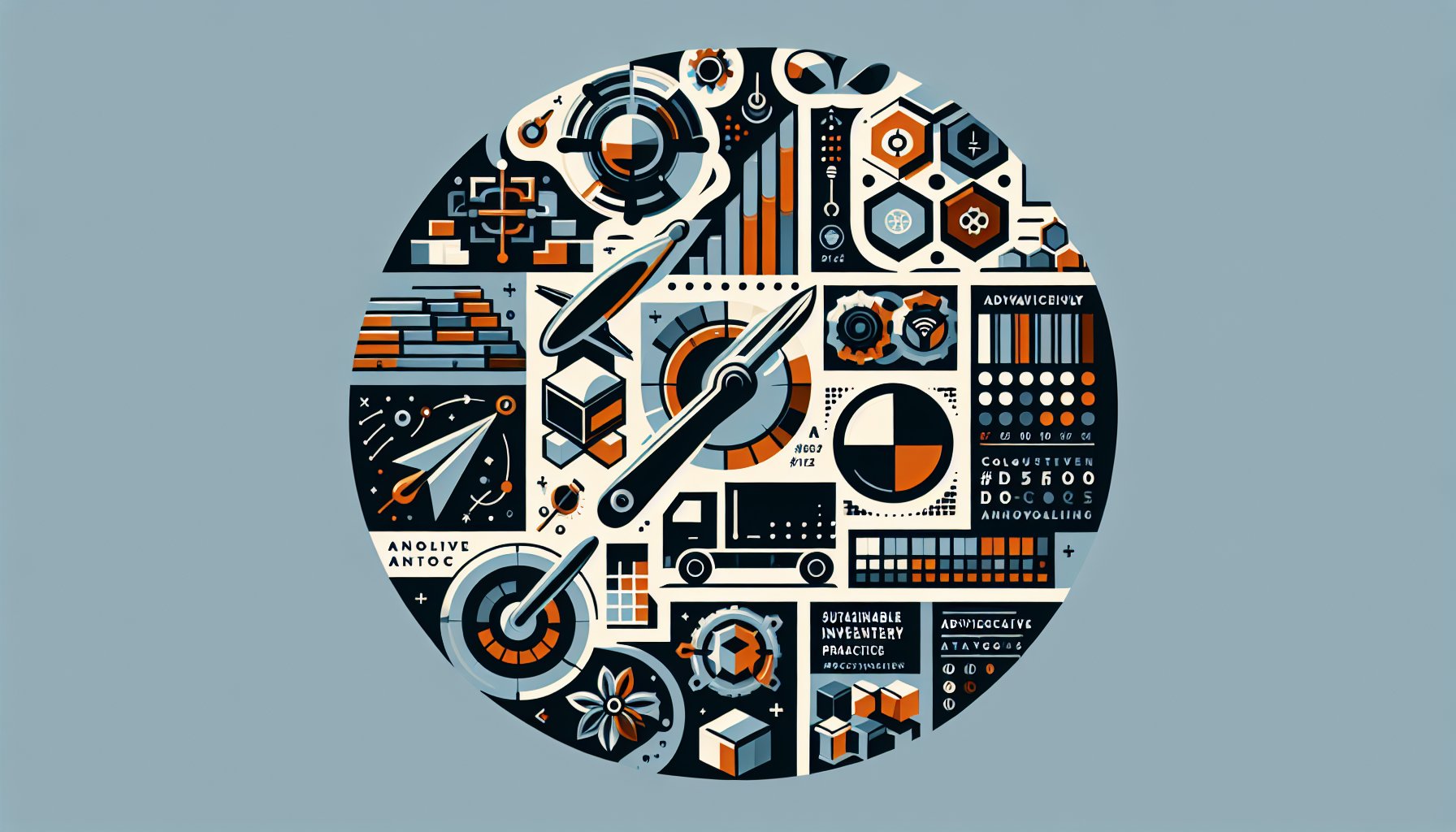 Supply chain optimization using advanced inventory management, predictive analytics, Agile, Lean, and sustainable practices.