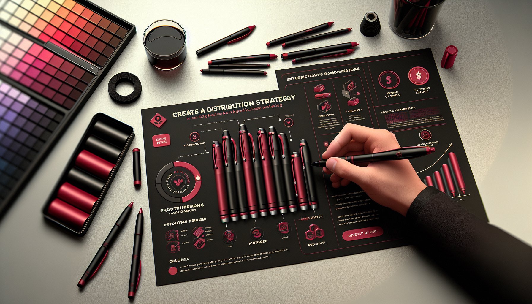 Promotional pens as cost-effective tools for small business marketing and brand reinforcement through interactive distribution strategies.