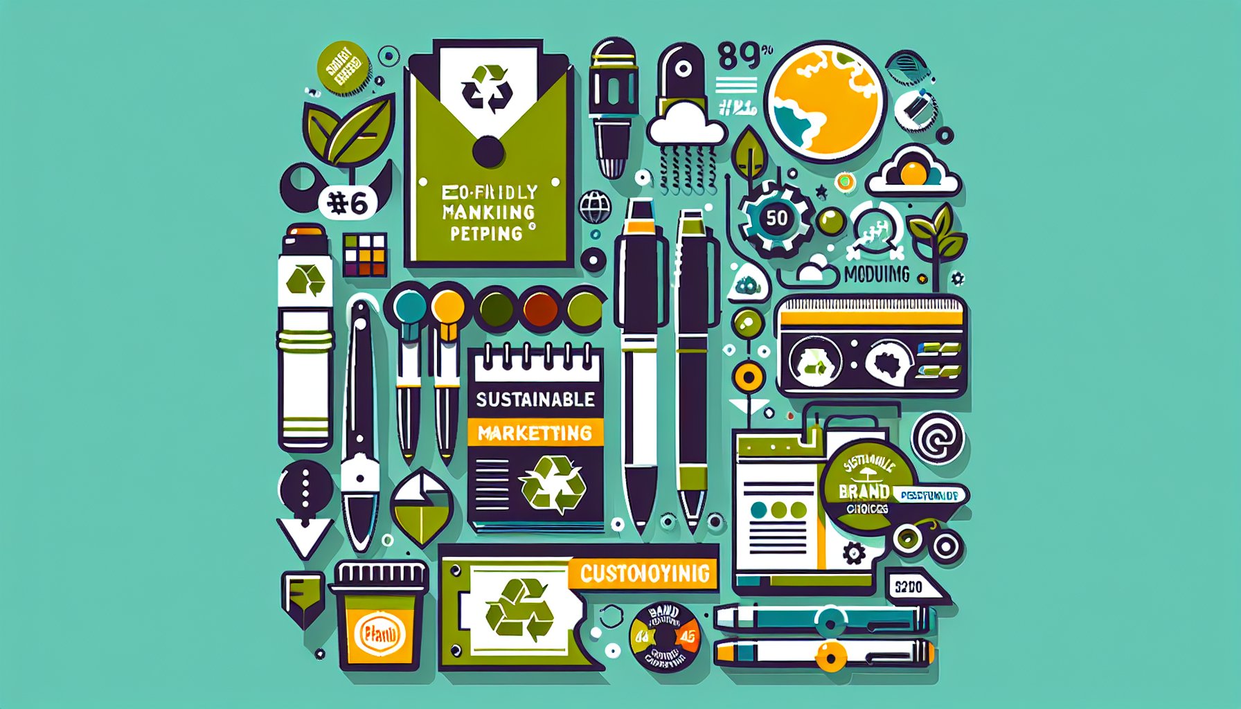 Promotional pens enhance brand visibility with eco-friendly options and customization for effective sustainable marketing in 2025.