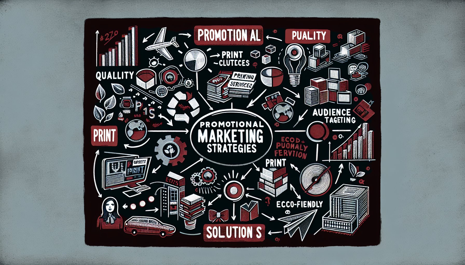 Guide to selecting print services for effective promotional marketing, focusing on quality materials and eco-friendly solutions.