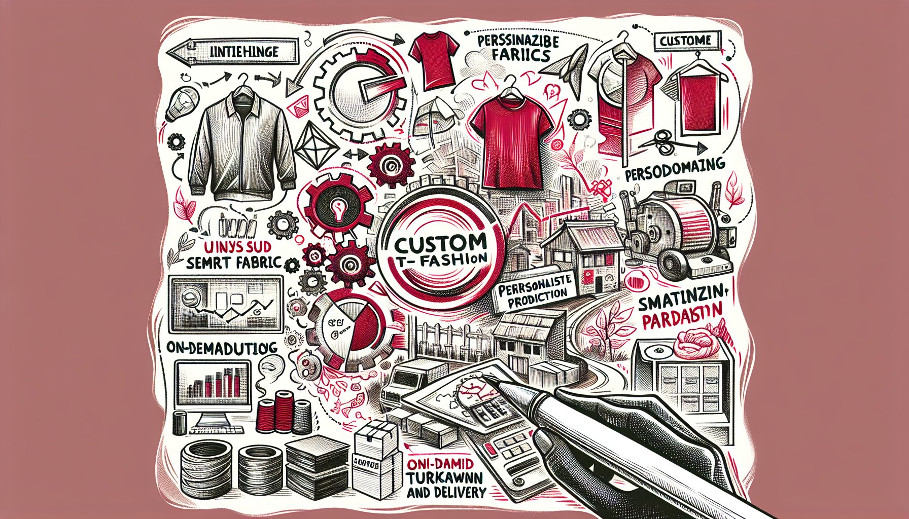 Innovations in the custom t-shirt industry for 2025: sustainable fashion, smart fabrics, personalized apparel, and on-demand production.