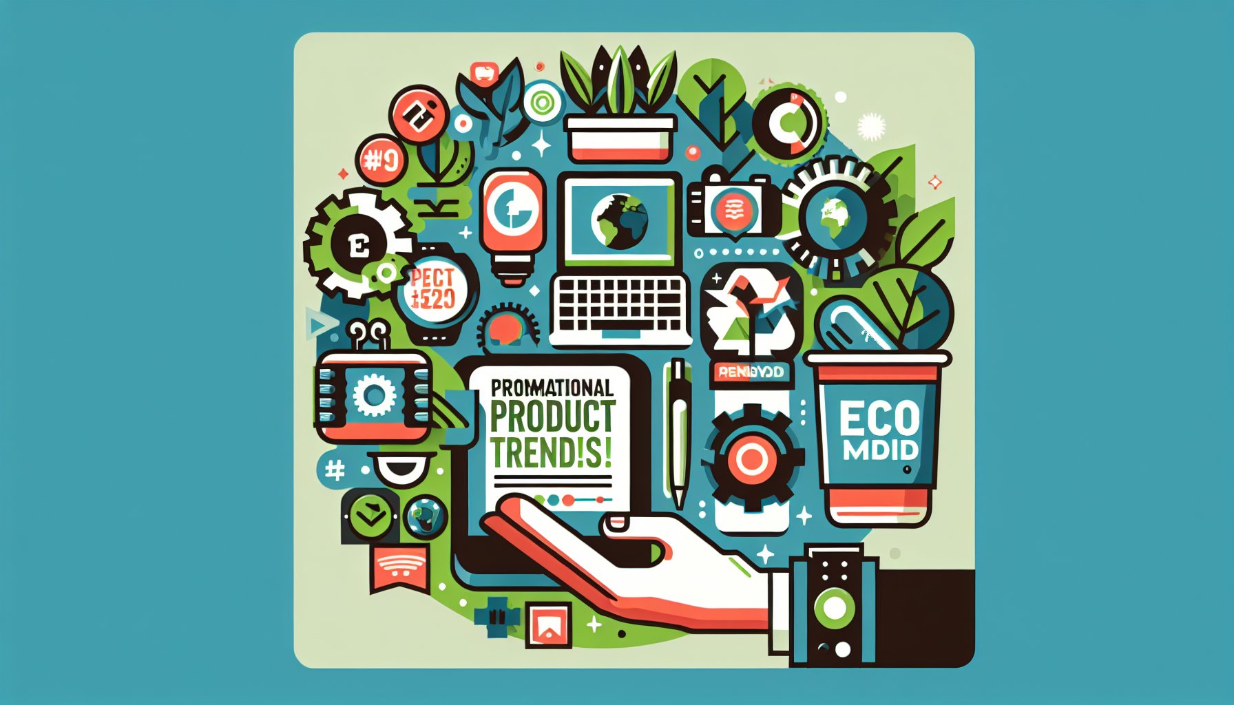 Top 10 promotional product trends for 2025: eco-friendly items, personalized swag, tech-savvy products, and experiential marketing.