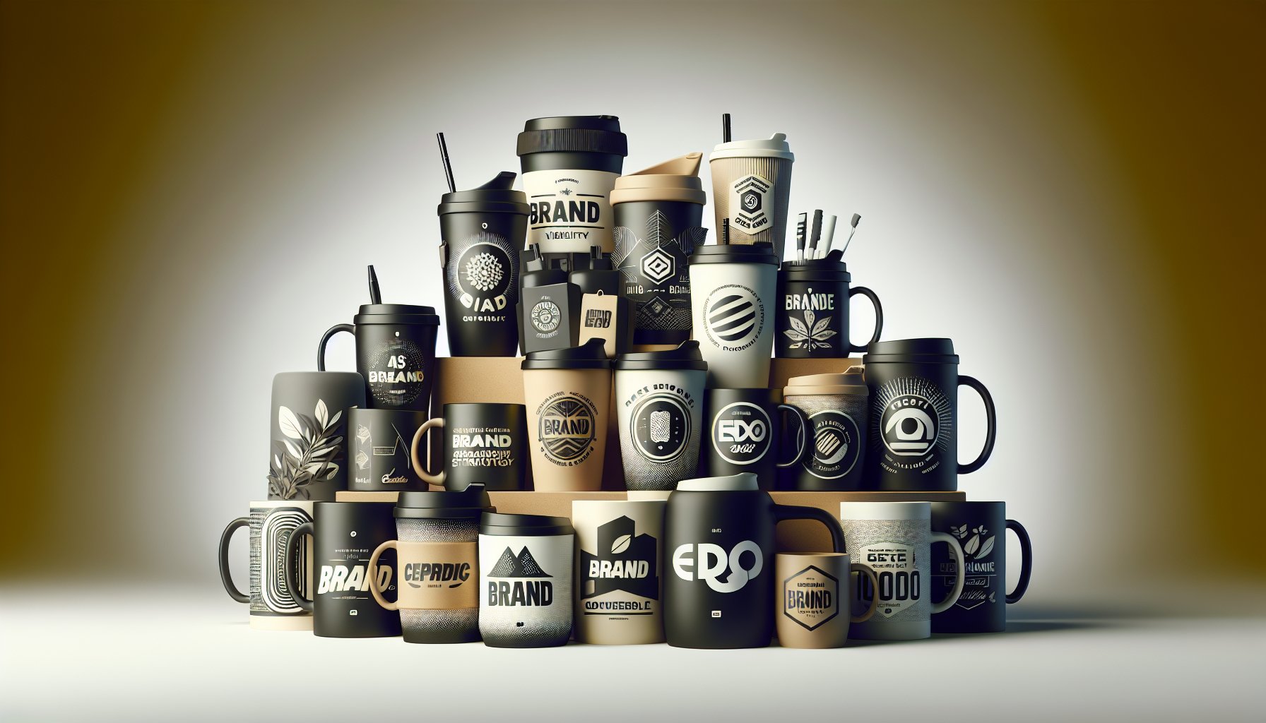Branded eco-friendly mugs enhance brand visibility and consumer engagement in effective marketing strategies.