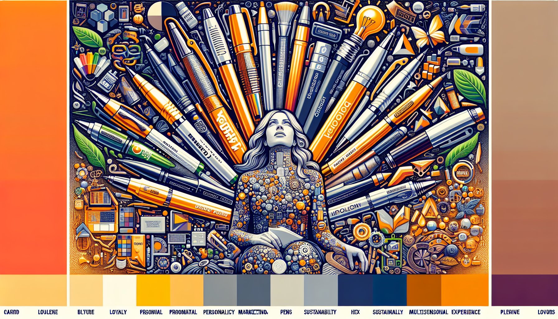 Promotional pens boost brand loyalty through personalized, sustainable marketing and engaging multisensory experiences.