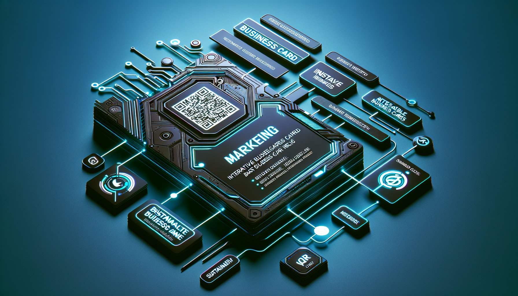 Interactive business cards with QR code integration enhance brand identity and promote sustainable marketing strategies in 2025.