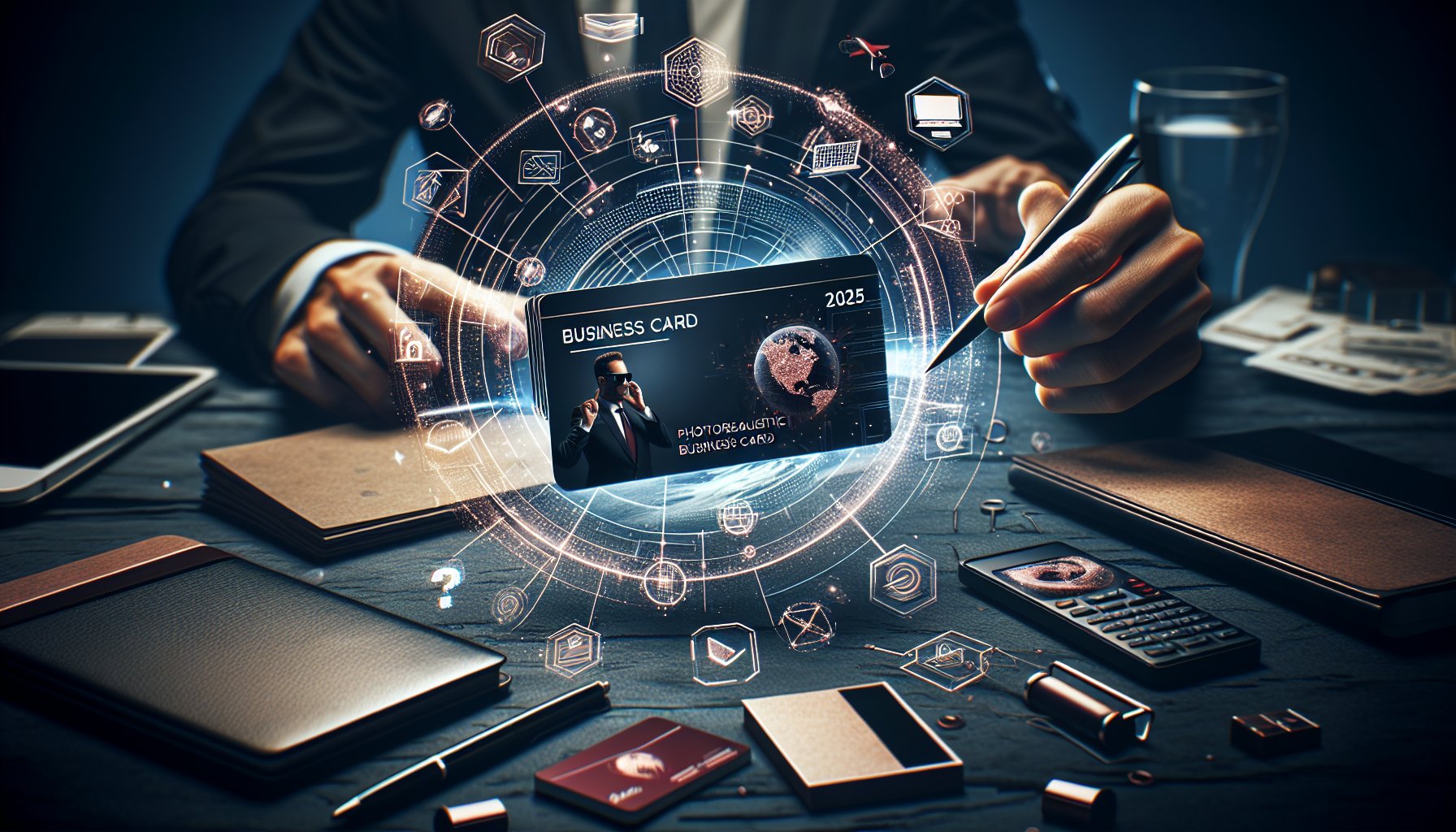 Top 12 business card trends for 2025: digital, eco-friendly, interactive designs, and augmented reality networking.